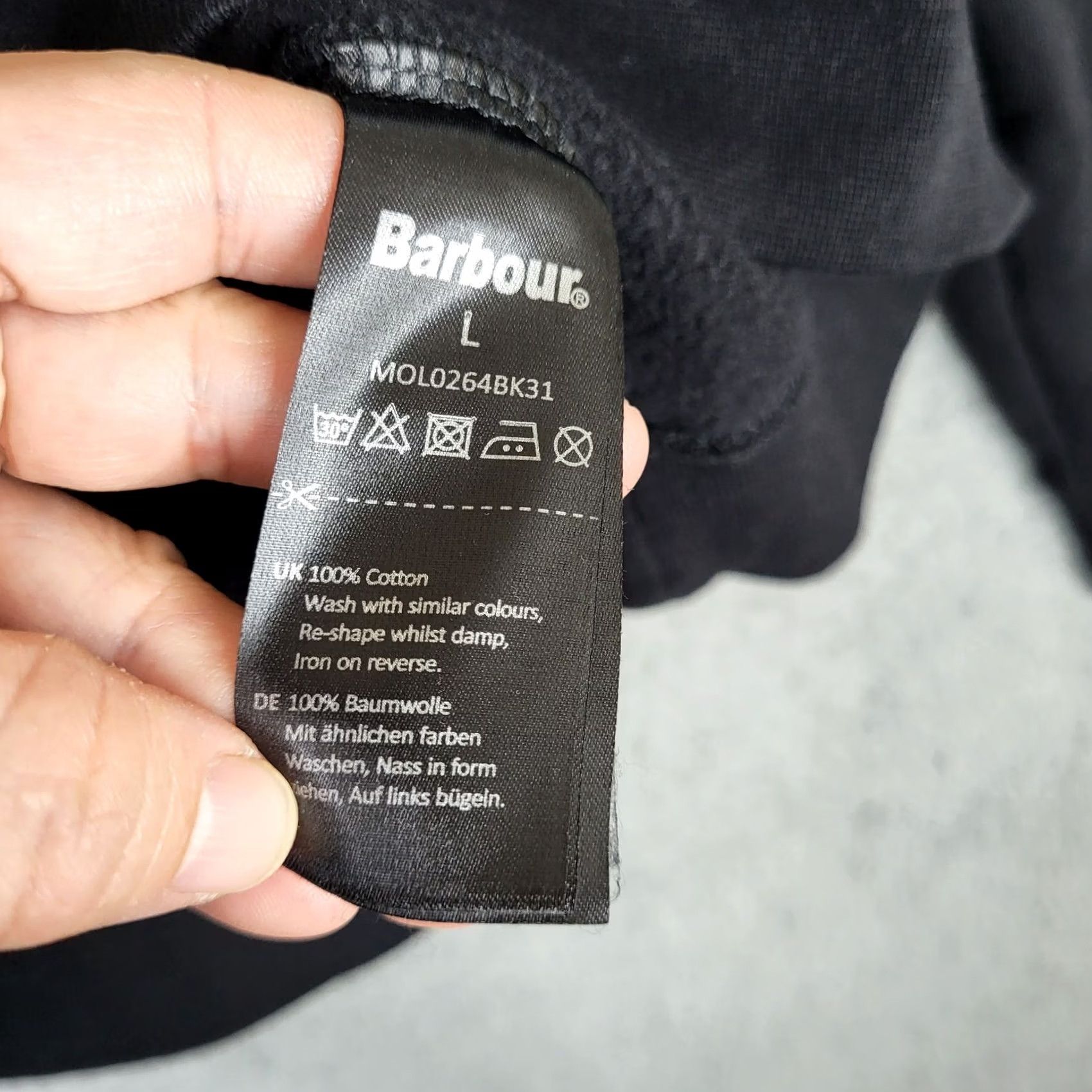 Barbour Barbour Saturdays NYD Strike Black Sweatshirt Women L Crew Neck Cotton Blended Fabric Size L / US 10 / IT 46 - 8 Thumbnail