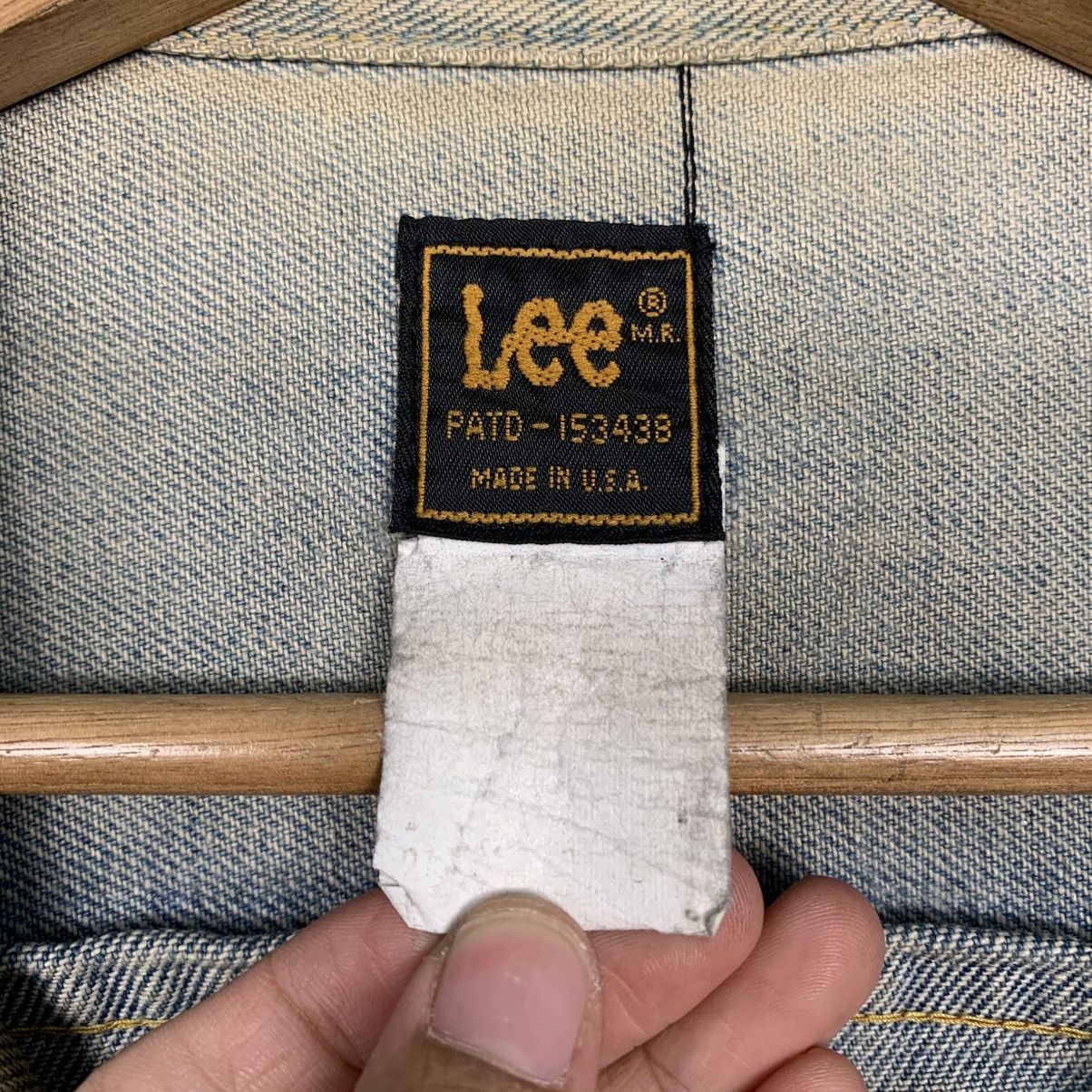 Lee Vintage 80s Lee Biker Denim Vest Size US M / EU 48-50 / 2 - 15 Thumbnail