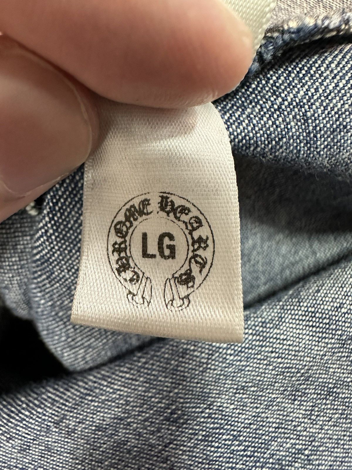 Chrome Hearts Chrome Hearts Vintage Denim Western Size US M / EU 48-50 / 2 - 10 Thumbnail