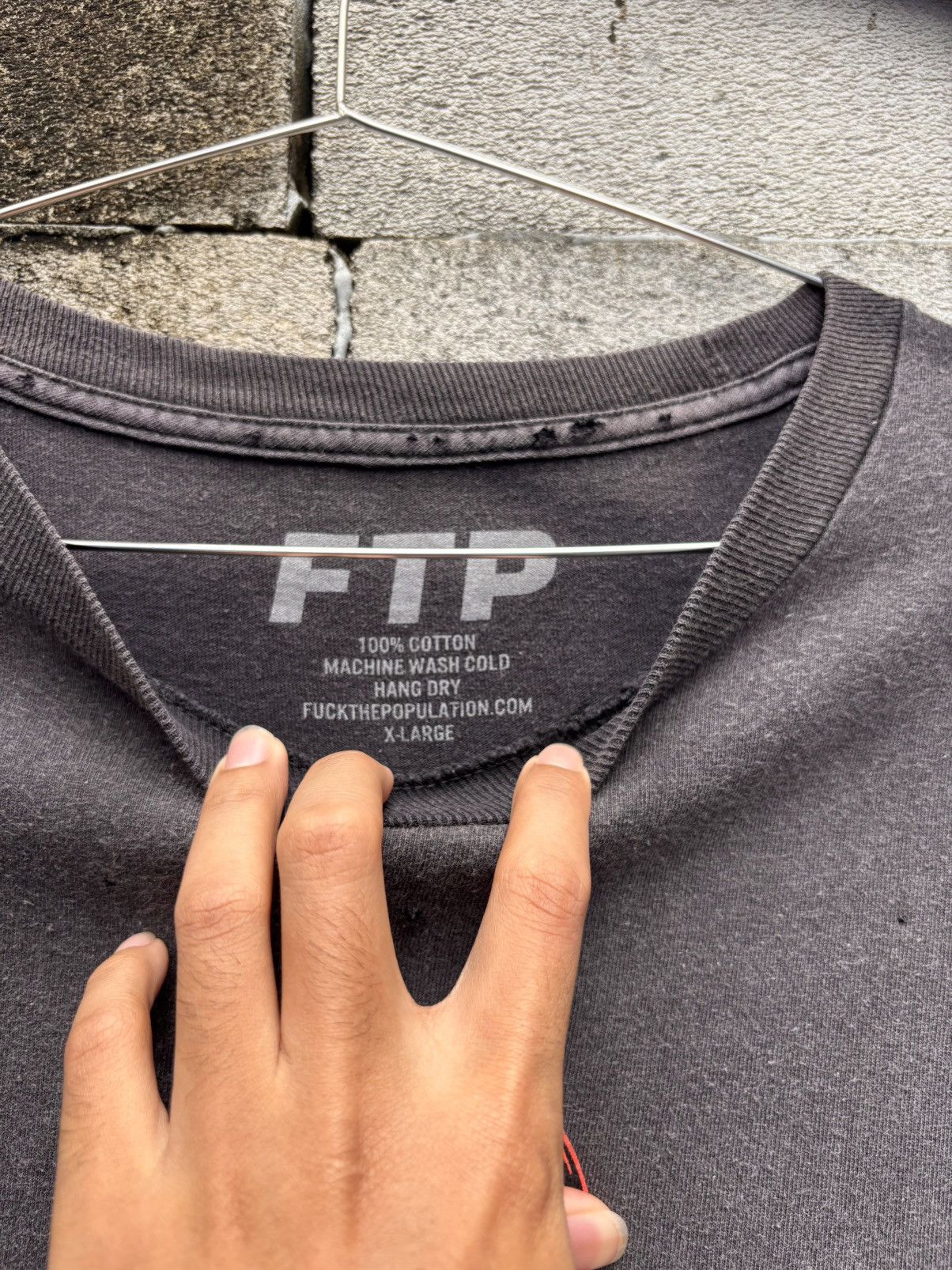 Band Tees Distressed Thrashed FTP Bad Guys T Shirt ERD Grunge Faded Size US XL / EU 56 / 4 - 4 Thumbnail
