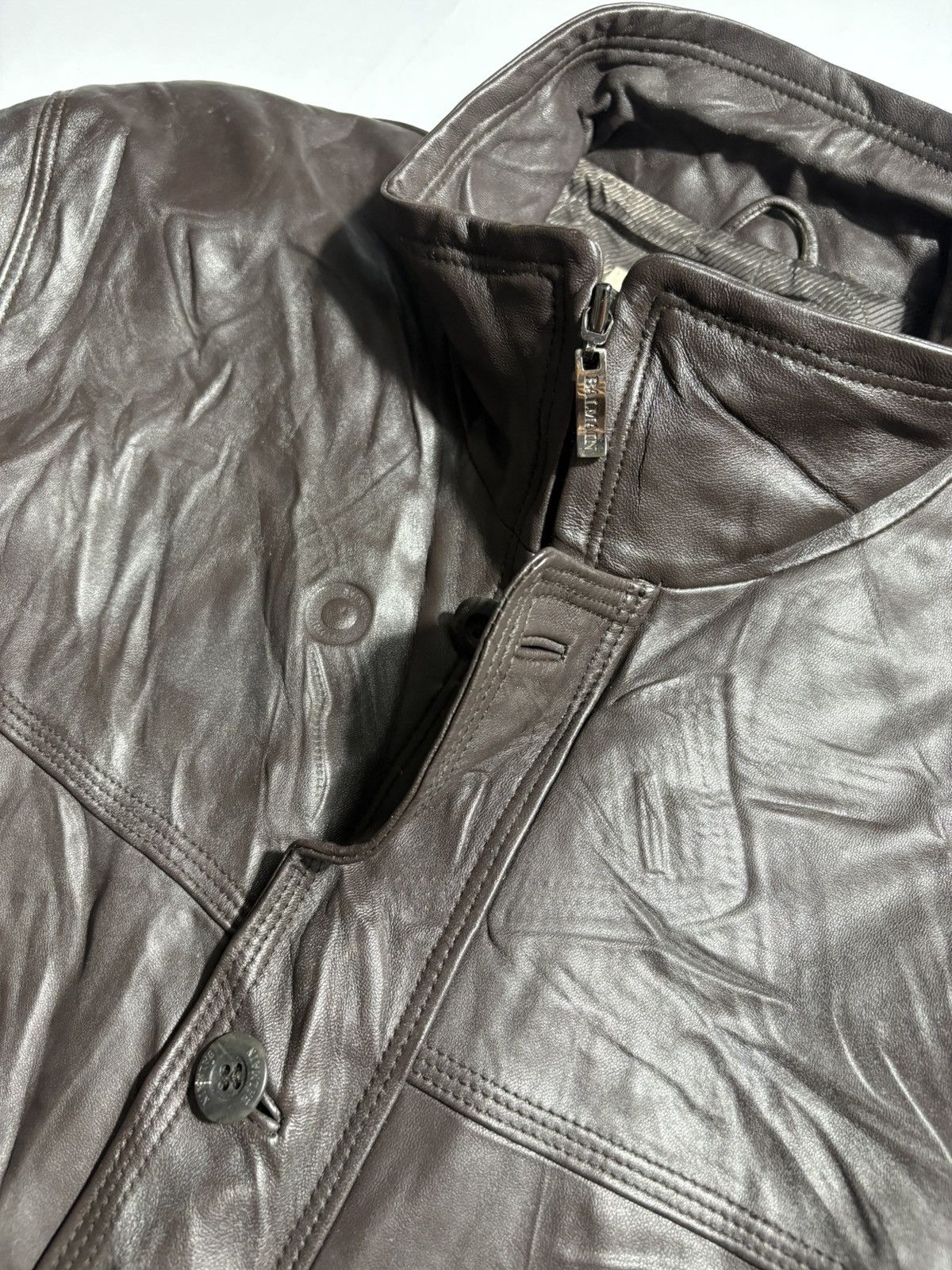 Balmain VINTAGE BALMAIN LEATHER JACKET Size US M / EU 48-50 / 2 - 5 Thumbnail