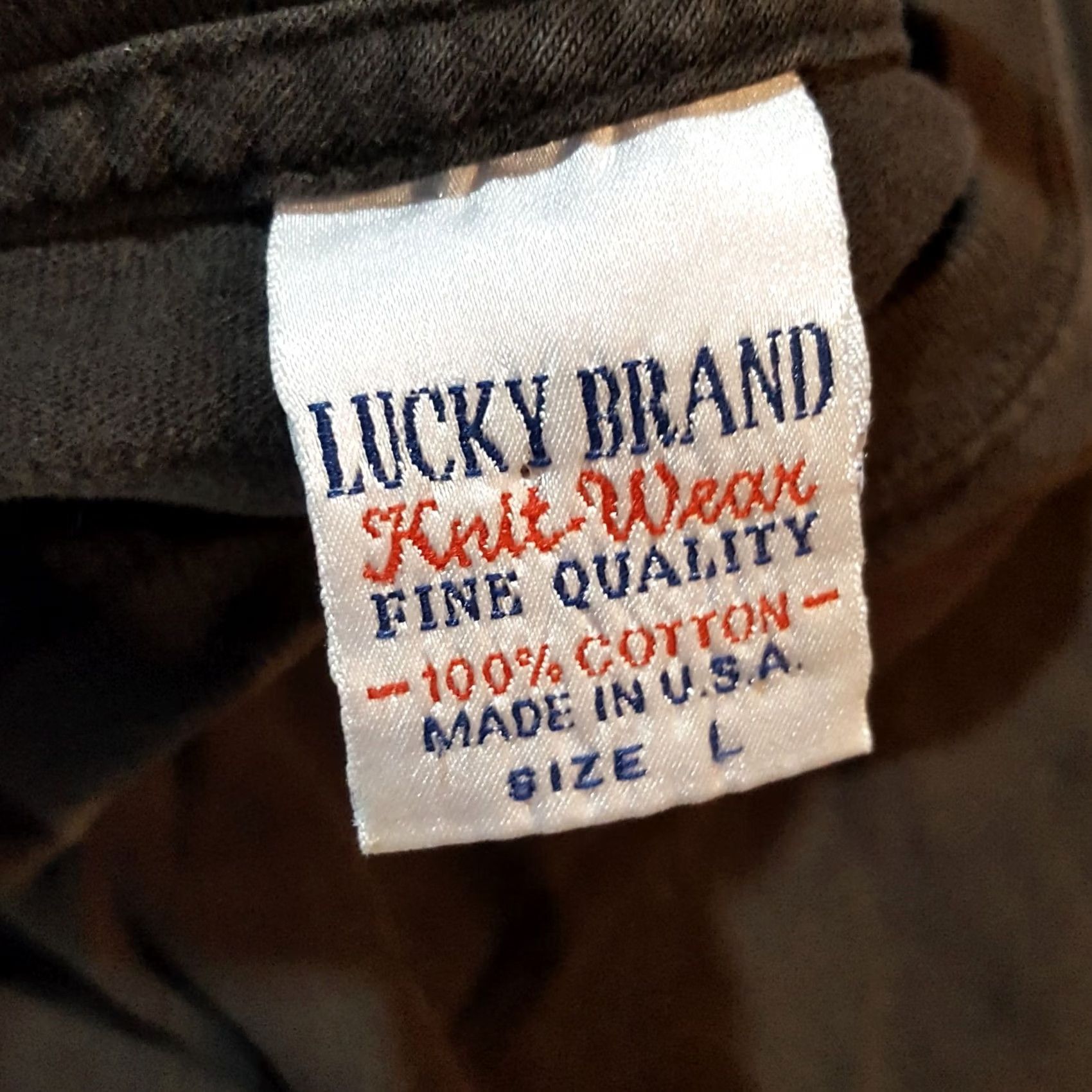 Lucky Brand VINTAGE Lucky Brand Bob Dylan Rock Music Band Tour Retro T Shirt Mens M Black Cotton Graphic Print 90s Century Size US M / EU 48-50 / 2 - 7 Thumbnail