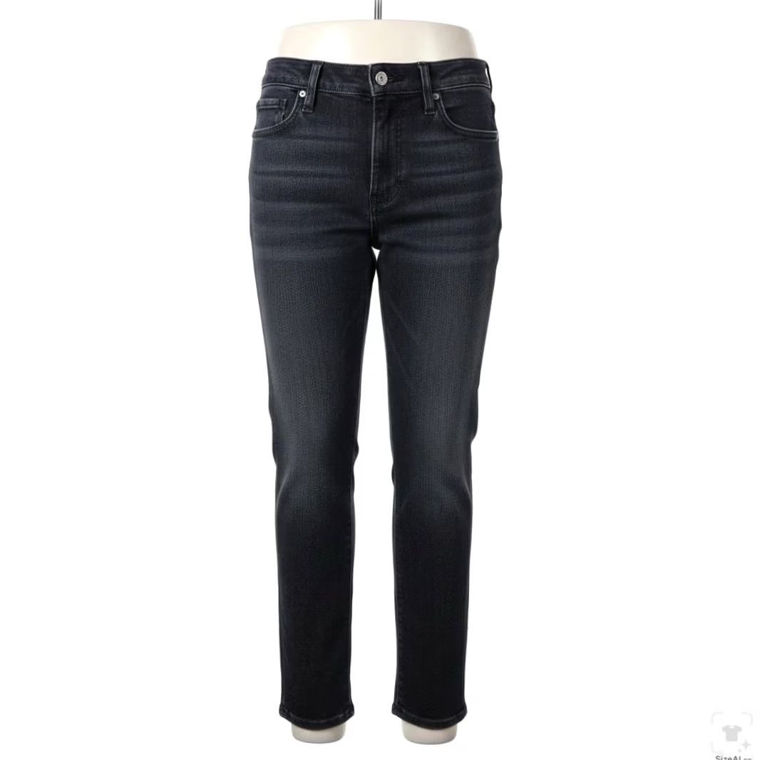 Levi's Levi's 511 Jeans Mens 30x32 Gray Dark Wash Slim Tapered Stretch Denim Zip Size US 30 / EU 46 - 2 Thumbnail