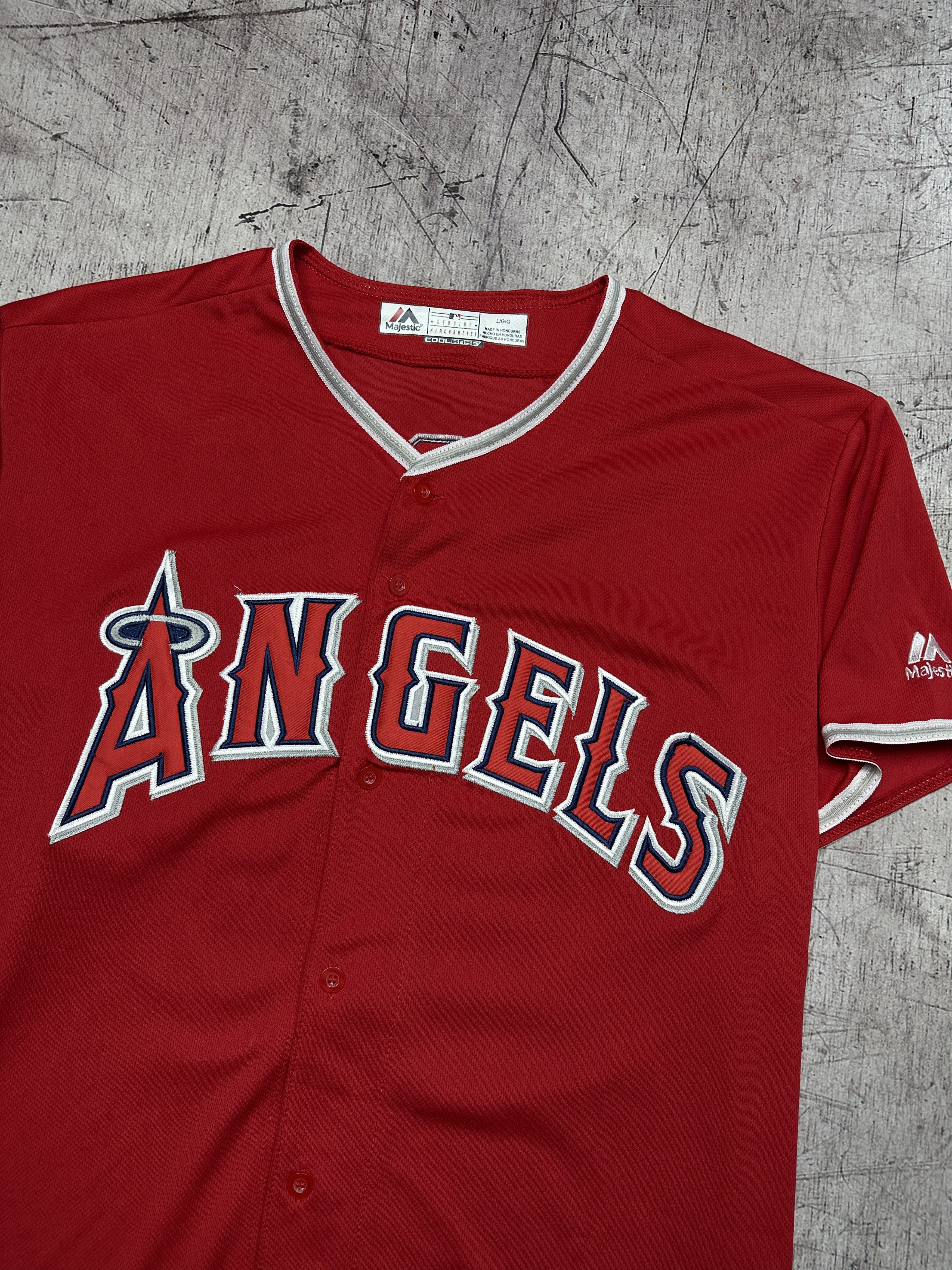 MLB Angels Majestic Mens Baseball Jersey MLB Size US L / EU 52-54 / 3 - 2 Thumbnail