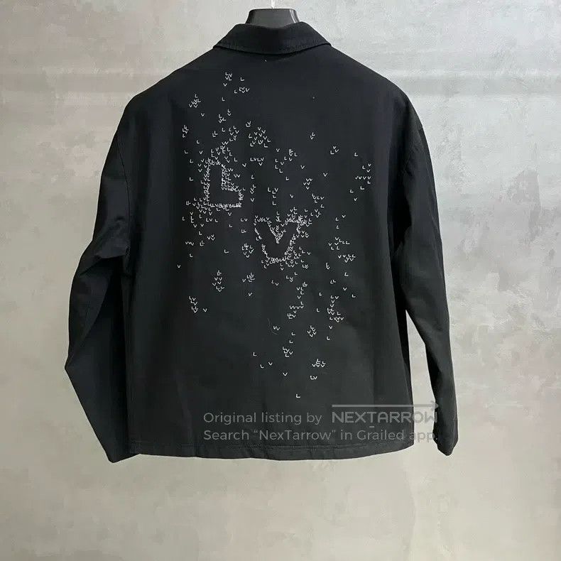 Louis Vuitton Louis Vuitton Black Logo Print Lapel Tech Jacket Size US M / EU 48-50 / 2 - 5 Thumbnail