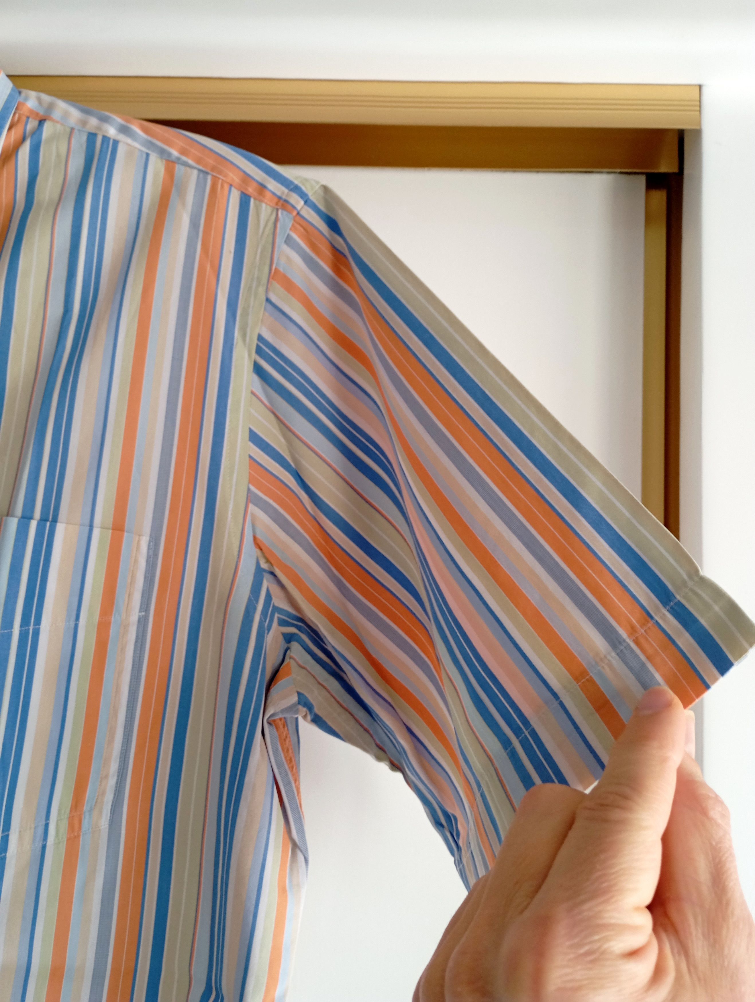 Burberry Burberry shirt summer striped short sleeve size M Size US M / EU 48-50 / 2 - 9 Thumbnail
