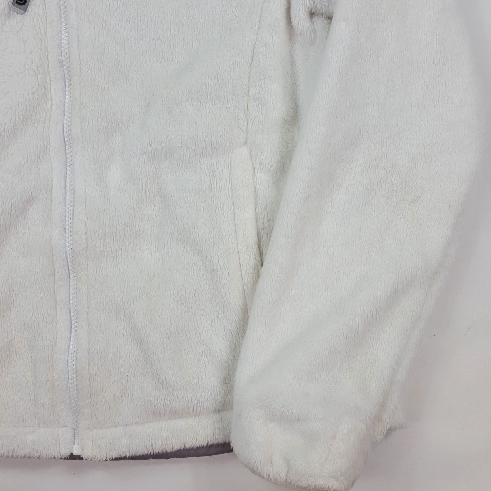 The North Face VINTAGE The North Face White Fleece Women's M Zip Up Retro Pile Windbreaker Jacket Size M / US 6-8 / IT 42-44 - 5 Thumbnail