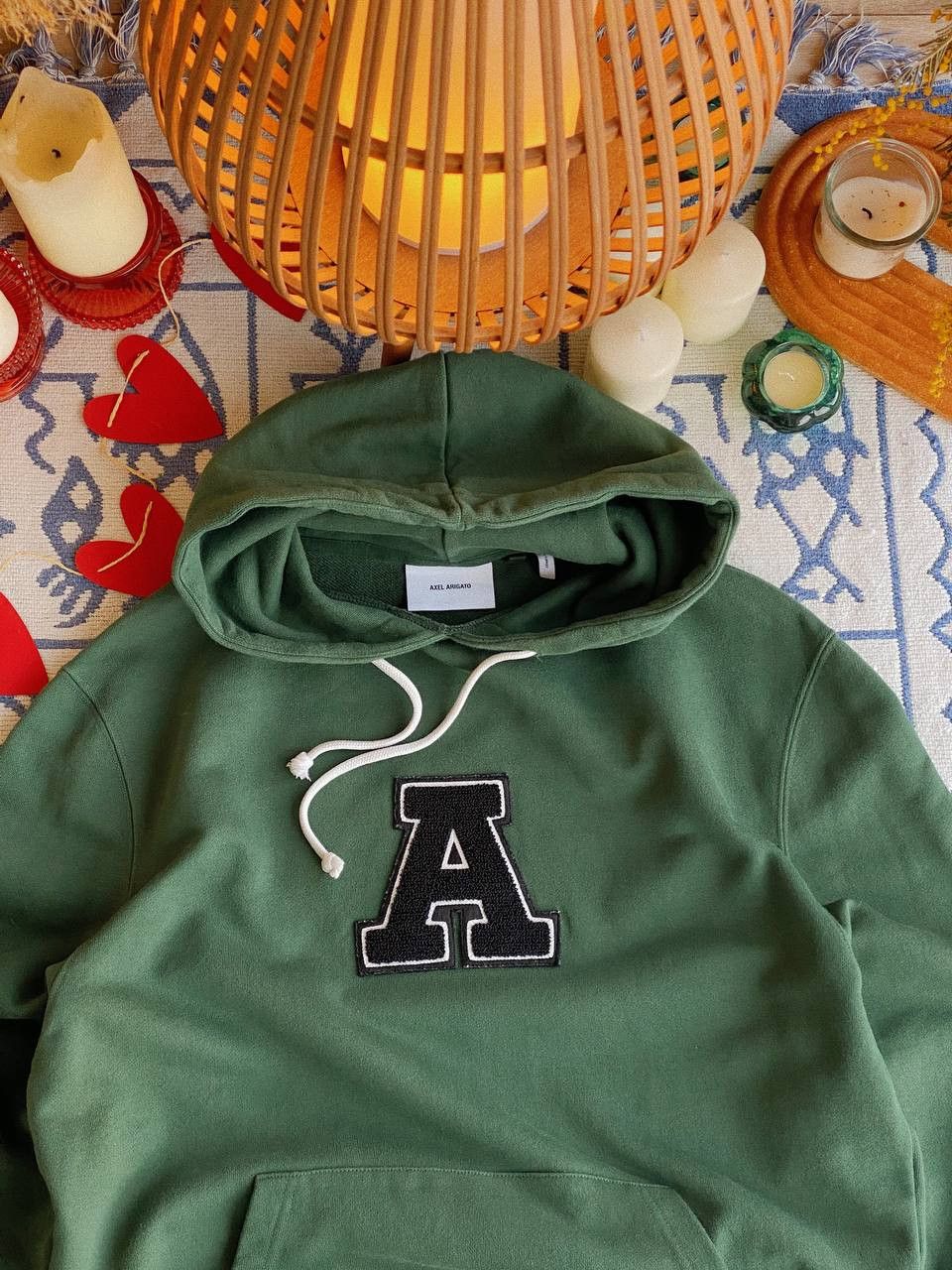 Axel Arigato Axel Arigato Hoodie Dark Green Size US M / EU 48-50 / 2 - 3 Thumbnail