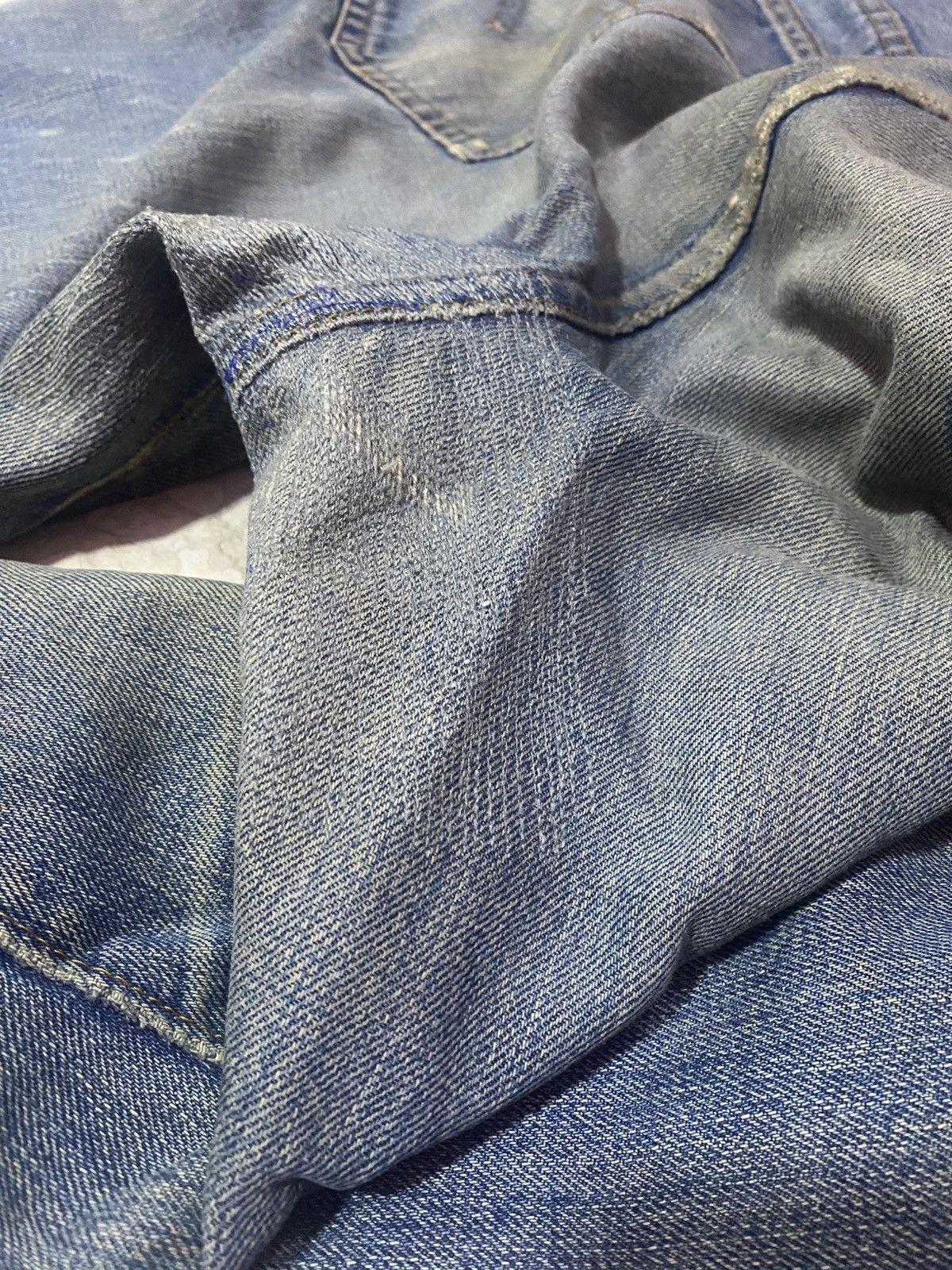 Levi's × Levi's Vintage Clothing Rare Vintage 80s Levi’s Big E Distressed Jeans Made Usa Size US 34 / EU 50 - 20 Thumbnail