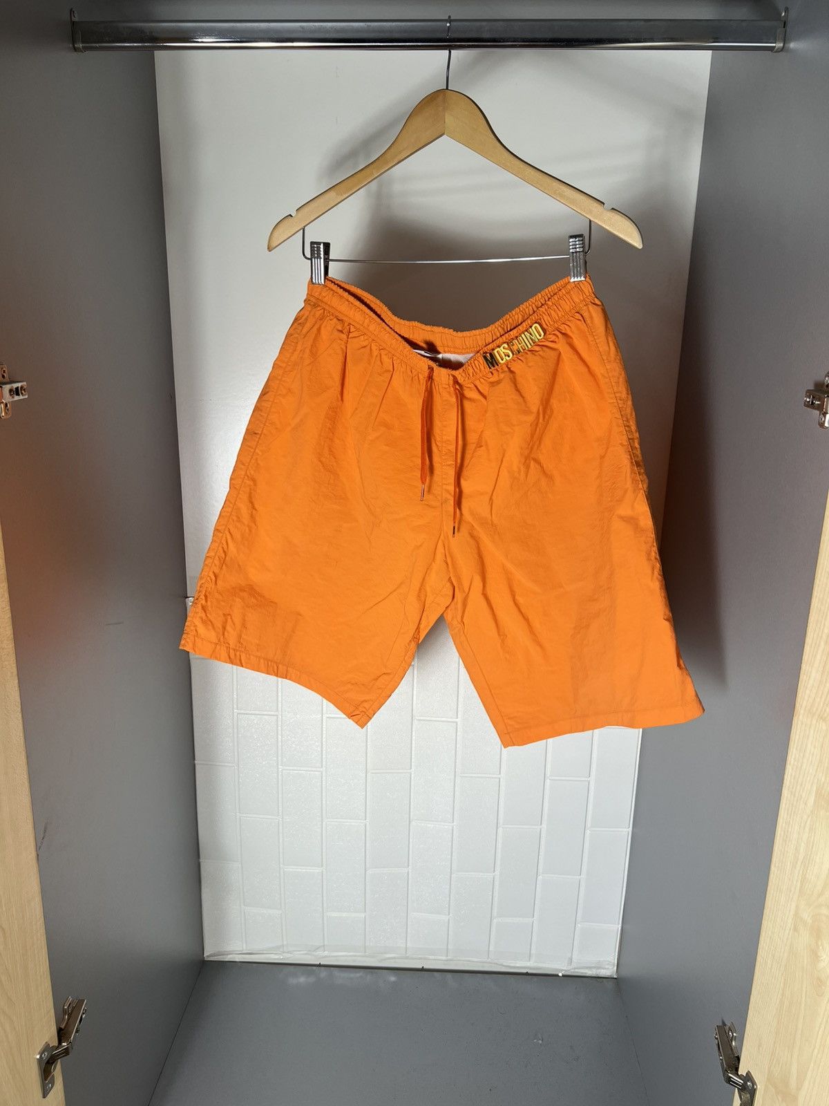Moschino × Vintage VERY RARE MOSCHINO NYLON SHORTS ITALIAN DESIGNER LUXURY Y2K Size US 36 / EU 52 - 3 Thumbnail