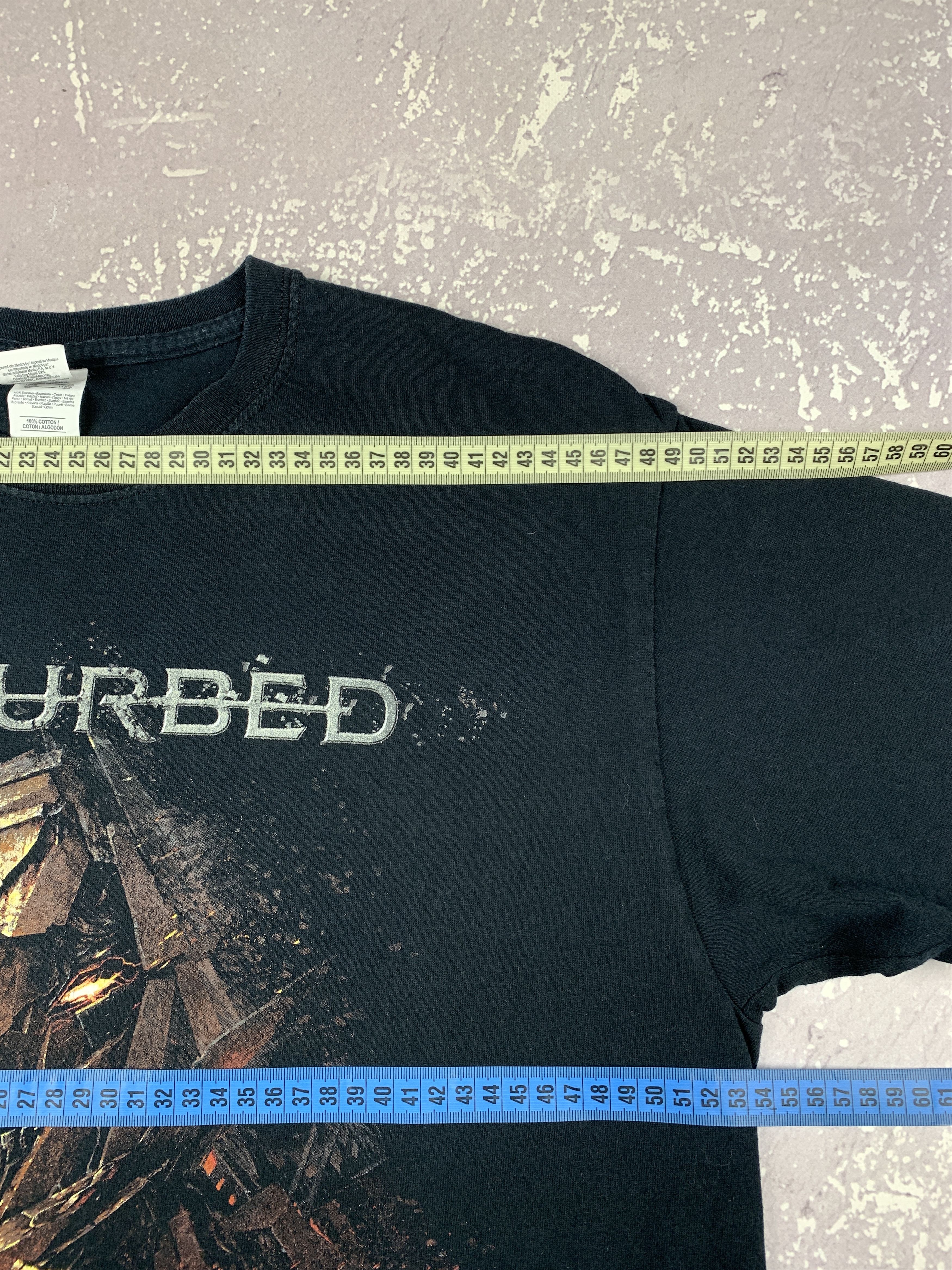 Band Tees × Vintage Vintage Disturbed Immortalized 2017 Band Tour T Shirt Size US L / EU 52-54 / 3 - 8 Thumbnail