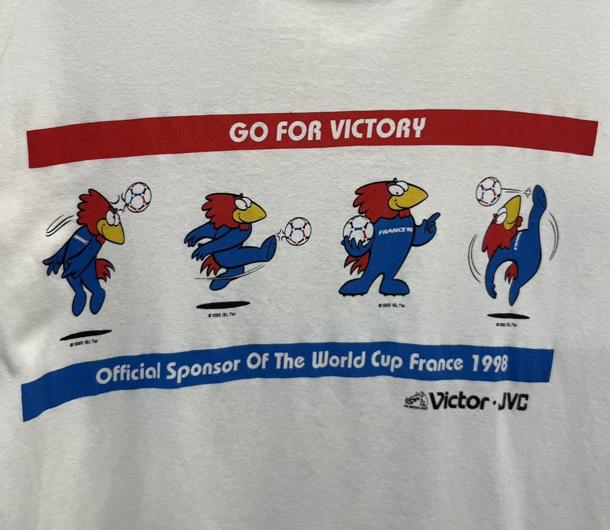 Vintage 🔥grailsale🔥 VINTAGE OFFICIAL SPONSOR OF THE WORLD CUP FRANCE Size US M / EU 48-50 / 2 - 3 Thumbnail