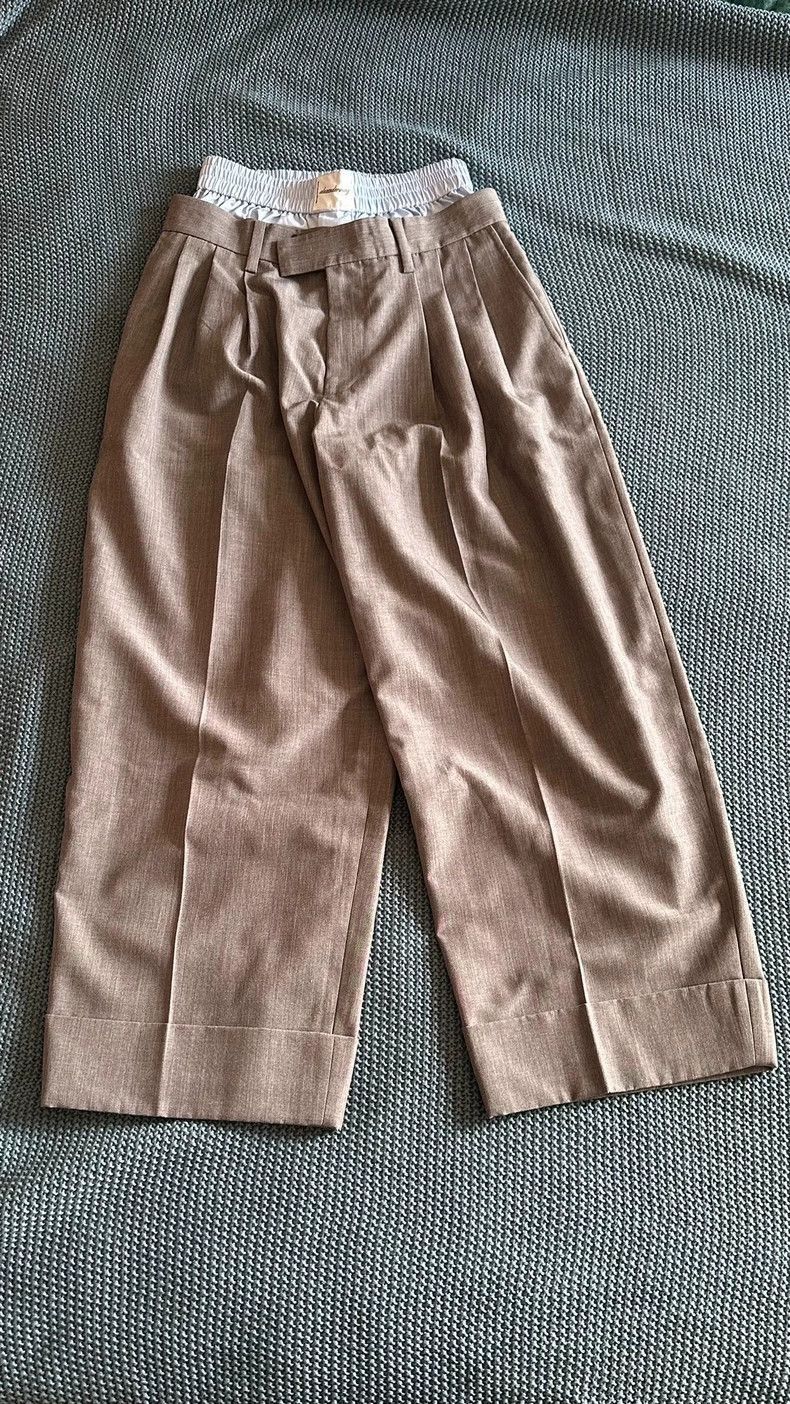 Alexander Wang Alexander Wang Gray Wool Double Waist Trousers- Size 24" / US 00 / IT 34 - 1 Thumbnail