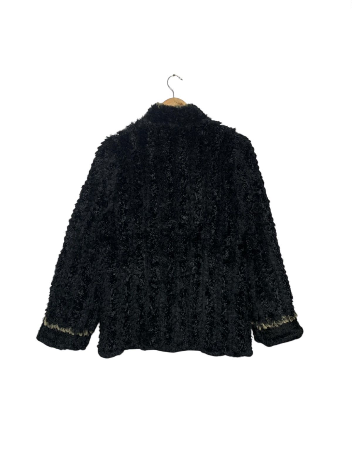 Balmain Vintage 90's Balmain Paris Riversible Faux Fur Jacket Size US L / EU 52-54 / 3 - 3 Thumbnail