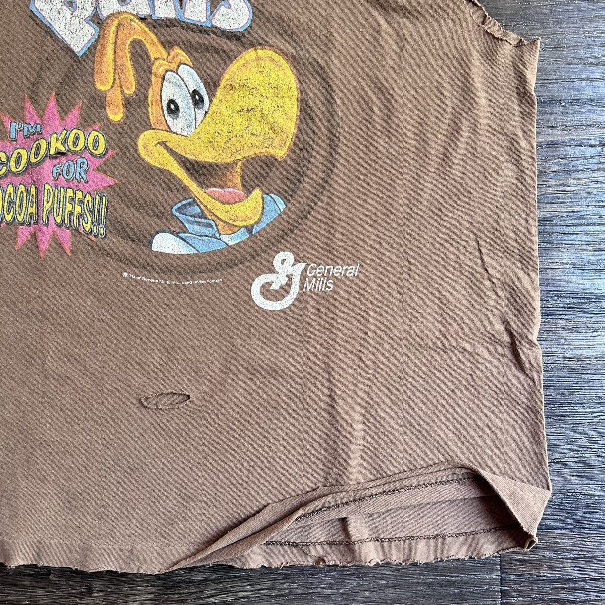Anvil Vintage 1990s thrashed cocoa puffs branded tee Large Size US L / EU 52-54 / 3 - 2 Thumbnail