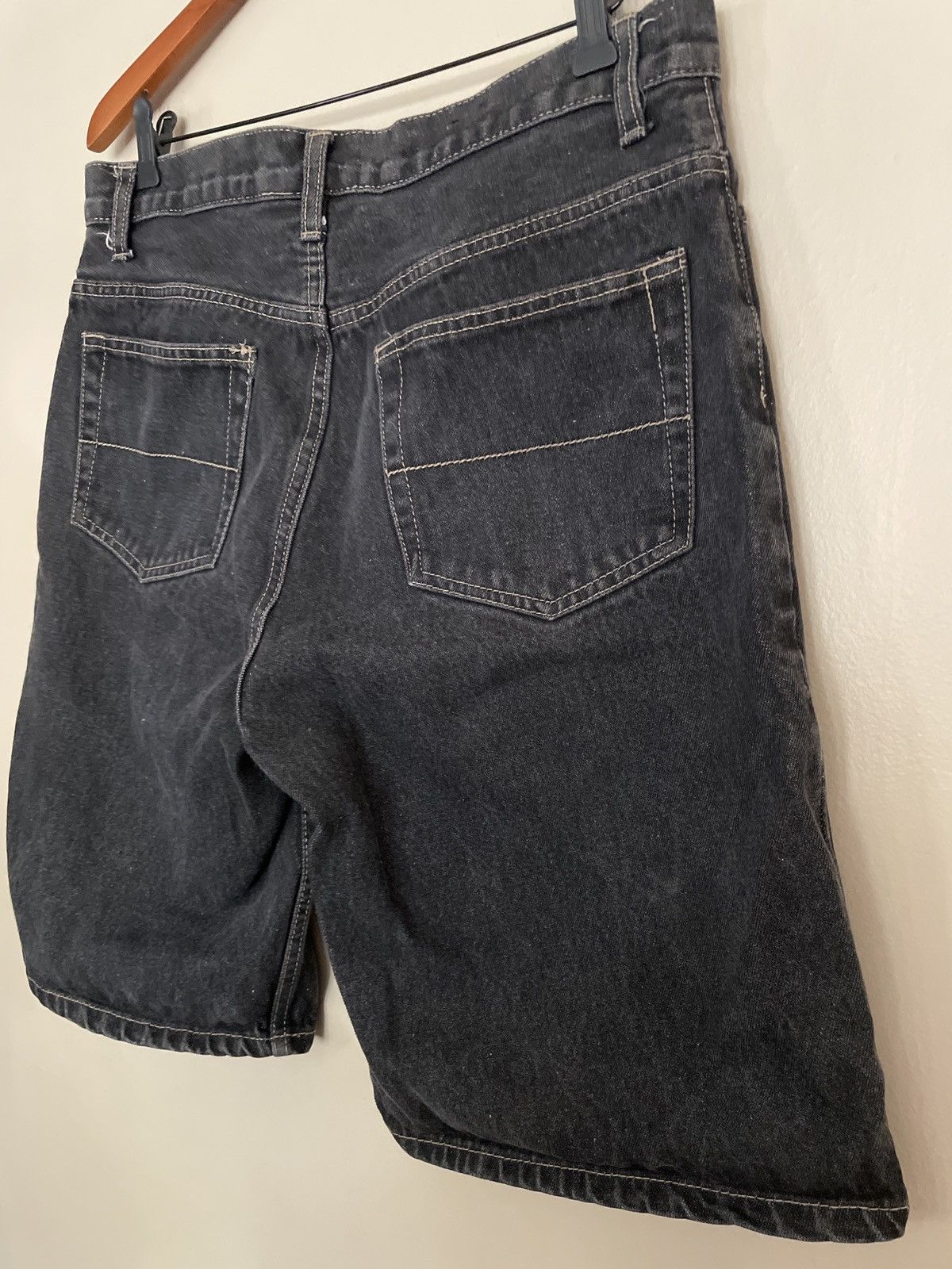 Faded Glory × Vintage Faded Glory Jorts 32 denim BLACK Jean shorts vintage Y2K 🔥 Size US 34 / EU 50 - 6 Thumbnail