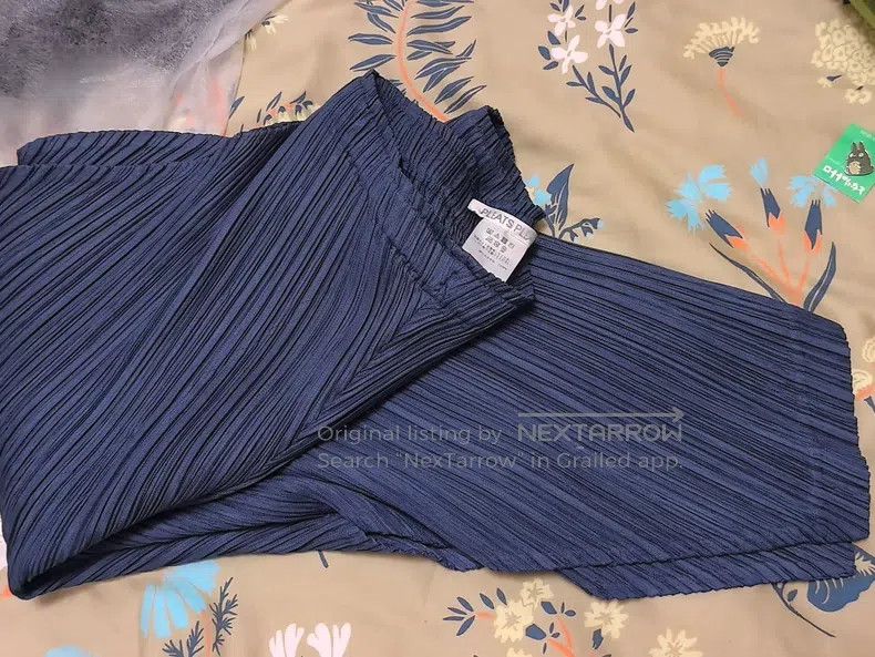 Issey Miyake Issey Miyake Blue Long Pants Size 25" / US 0 / IT 36 - 5 Thumbnail
