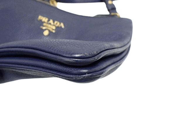 Prada Prada Double Zip Baltico Vitello Phenix Leather Crossbody Size ONE SIZE - 9 Thumbnail