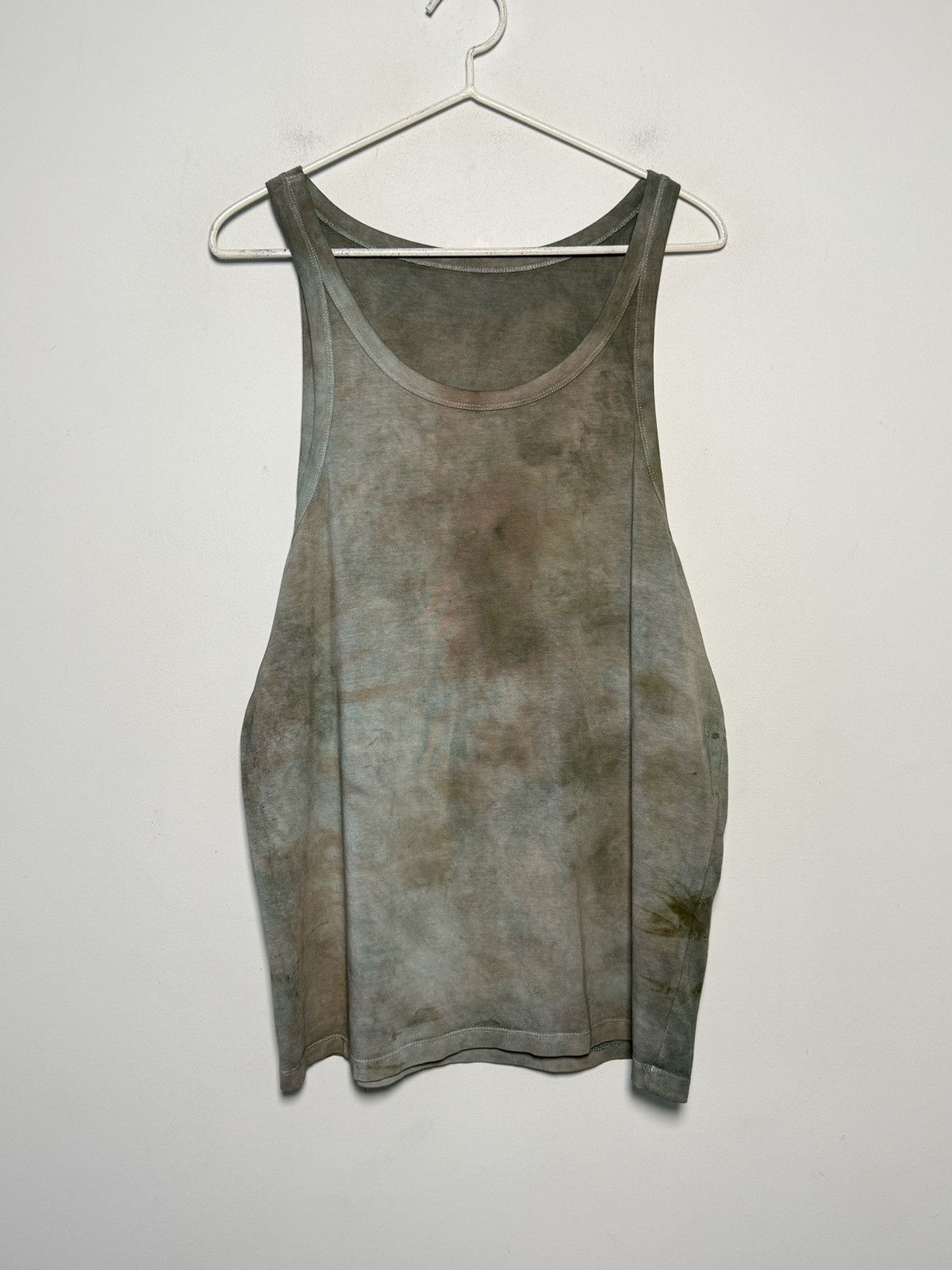 Hand-dyed racerback tank top