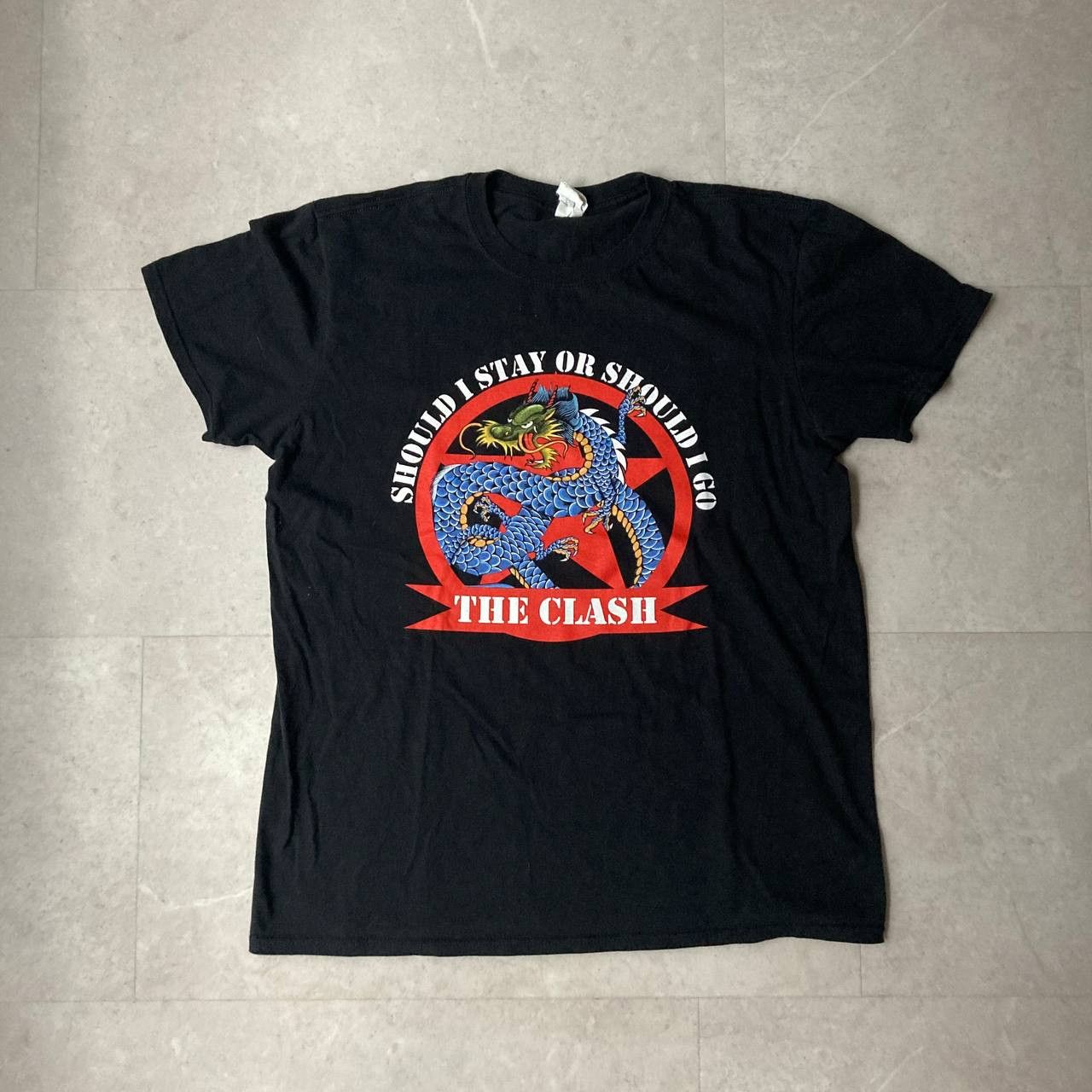 Band Tees The Clash Should I Stay Or Should I Go Punk Rock Band Tee Size US L / EU 52-54 / 3 - 1 Thumbnail