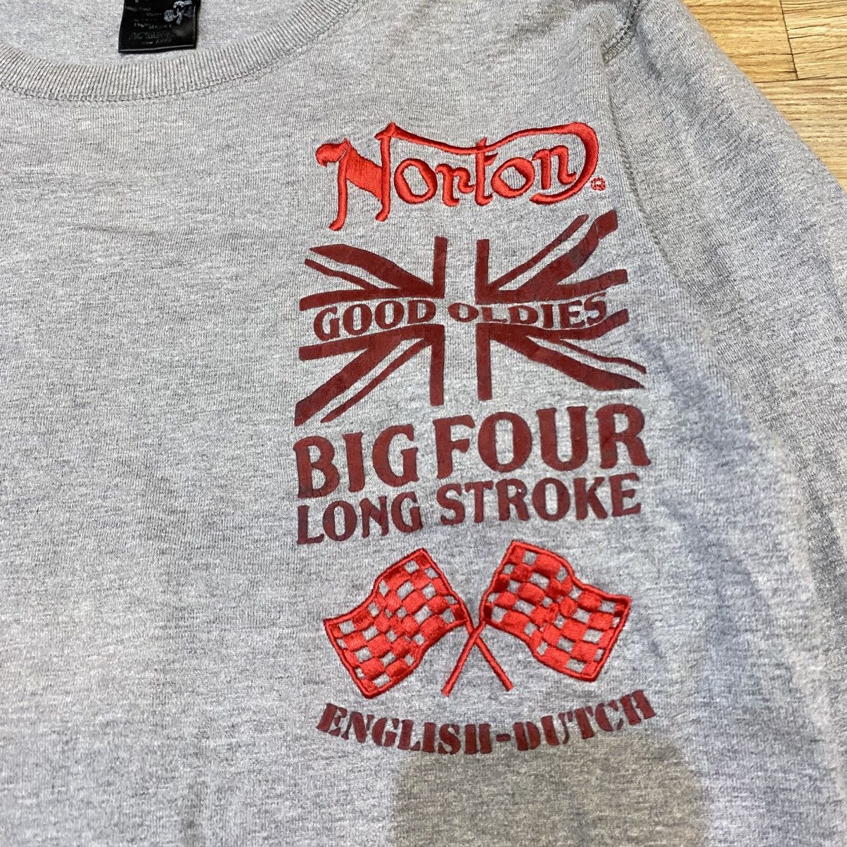 Norton Vintage Norton Motorcyles Long Sleeve Shirt Size US M / EU 48-50 / 2 - 3 Thumbnail