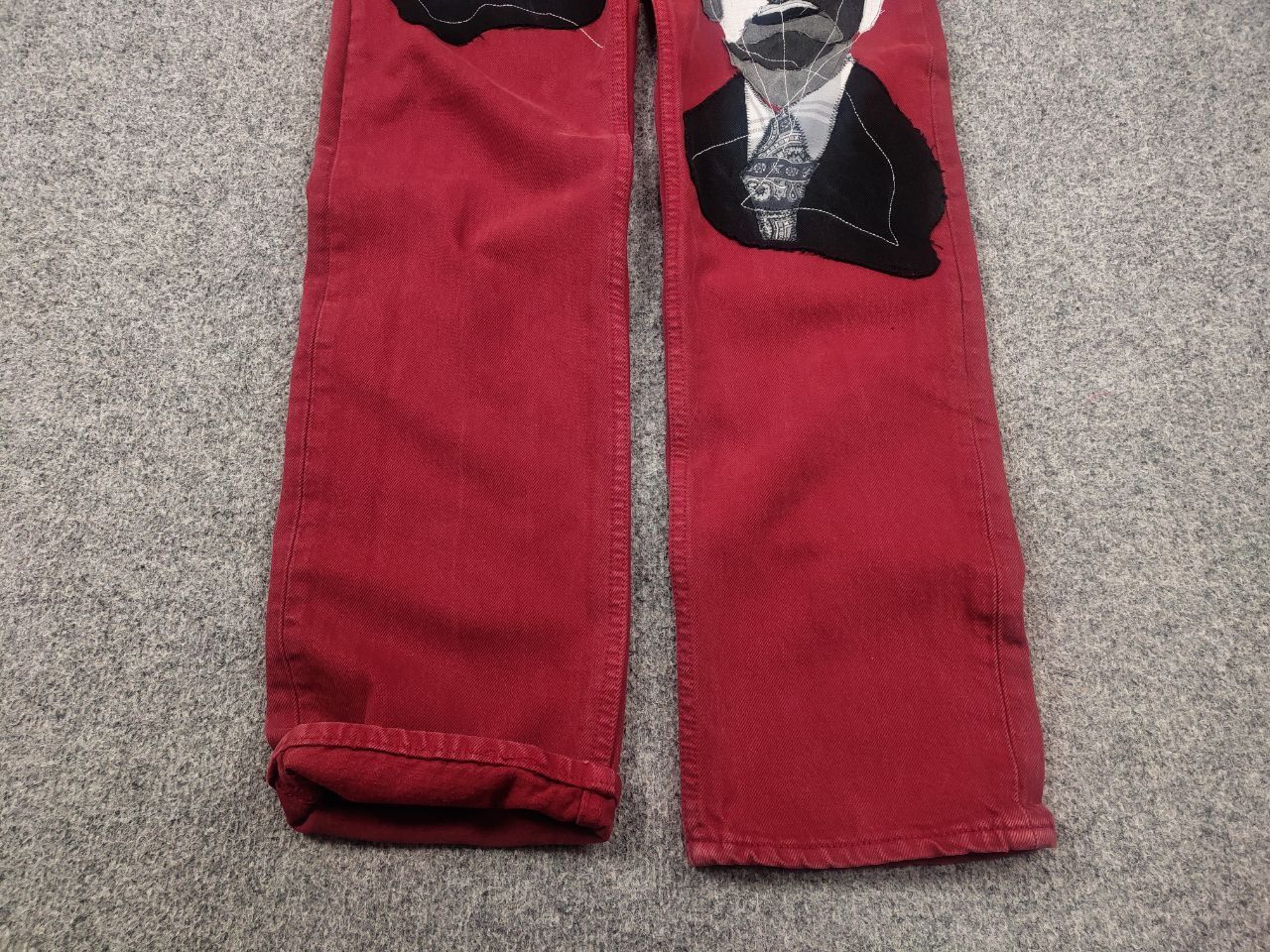Levi's Vintage 90's Levis 501 Sashiko Patchwork Face Jeans watanabe Size 31" - 8 Thumbnail