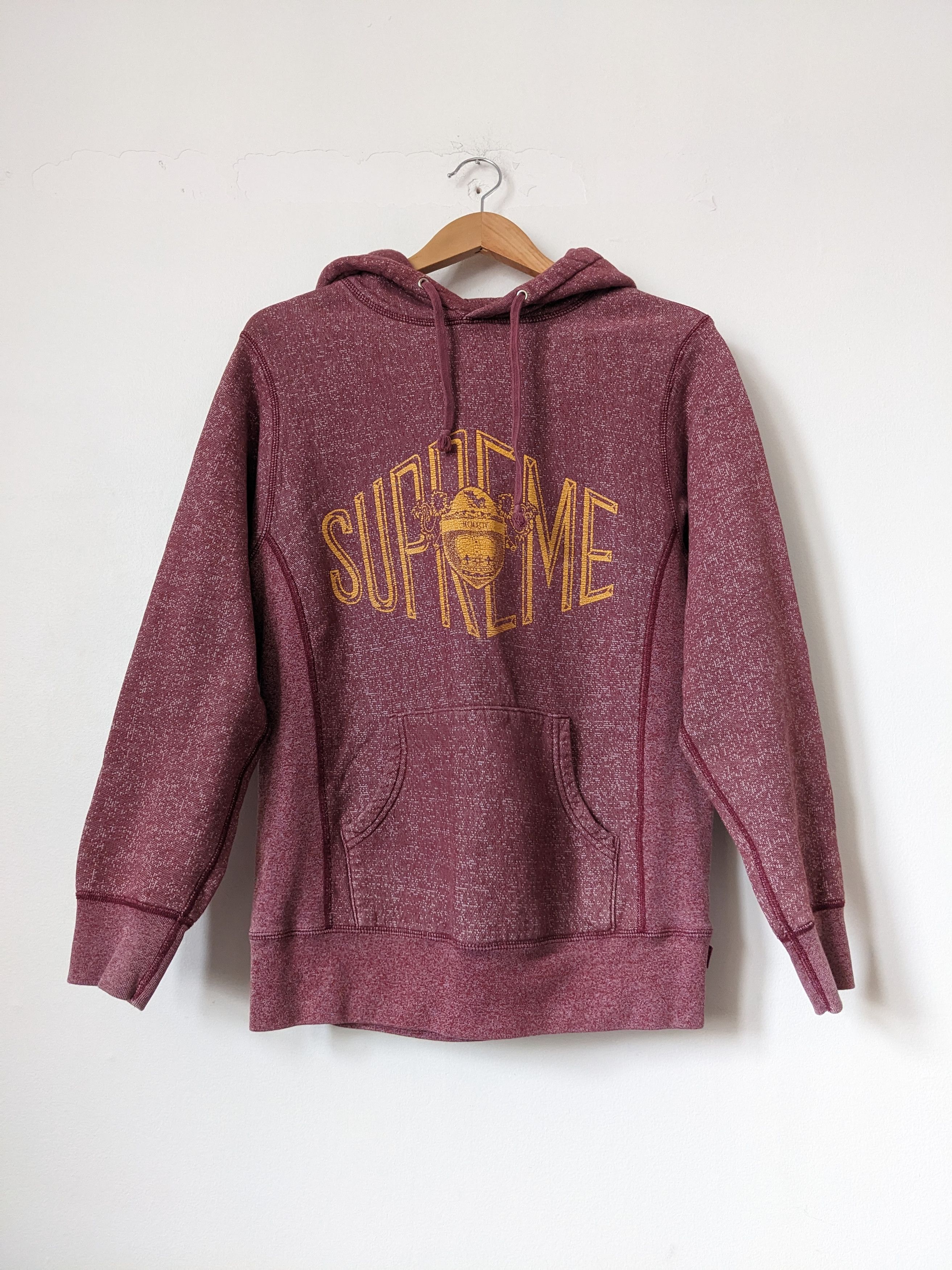 image of 2011 Supreme Imperial Hoodie Pullover Hood Sweater Red, Men's (Size Small)