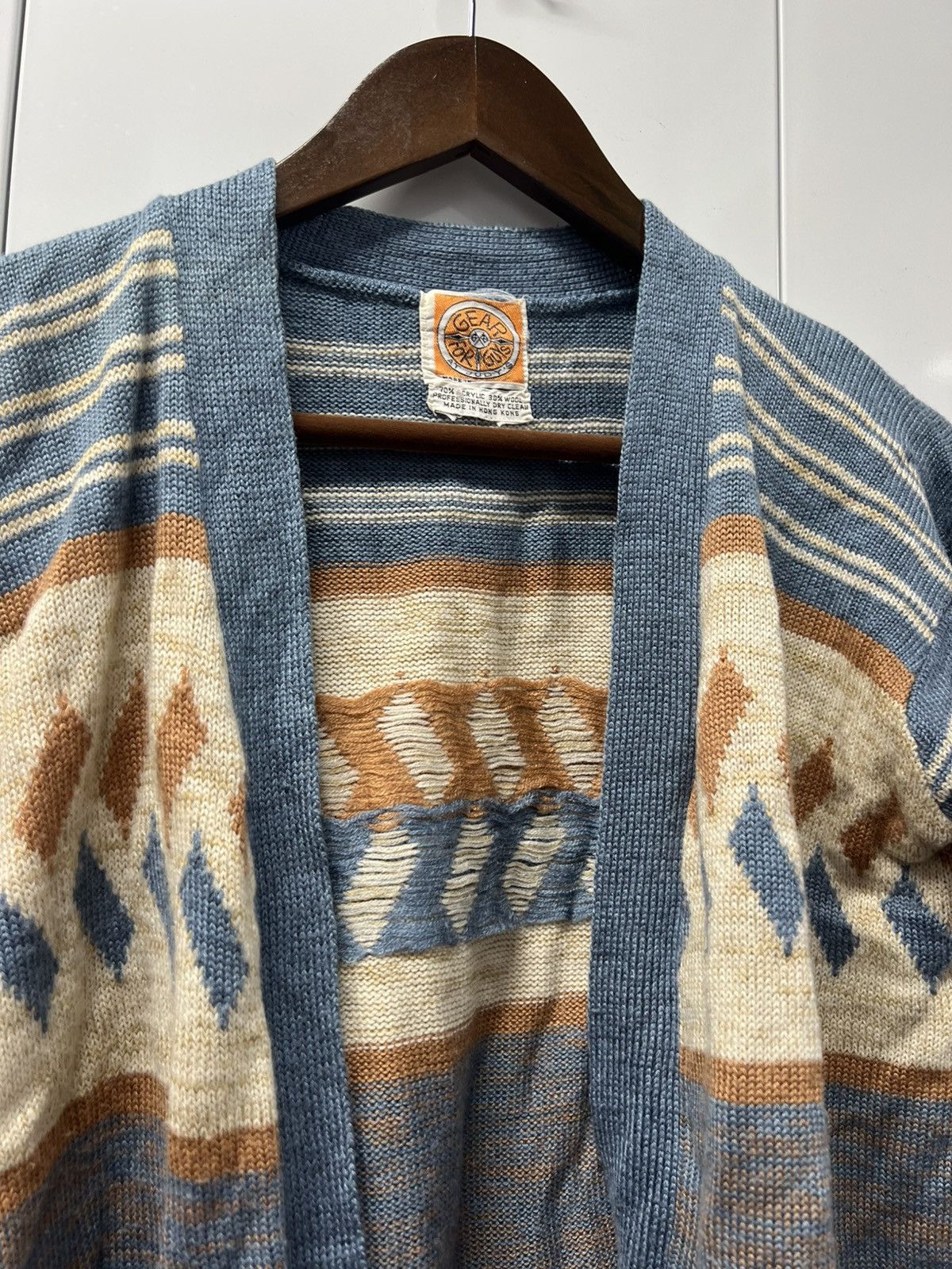 Vintage 70's 80's Vintage Gear For Guys Southwestern Retro Sweater Size US M / EU 48-50 / 2 - 2 Thumbnail