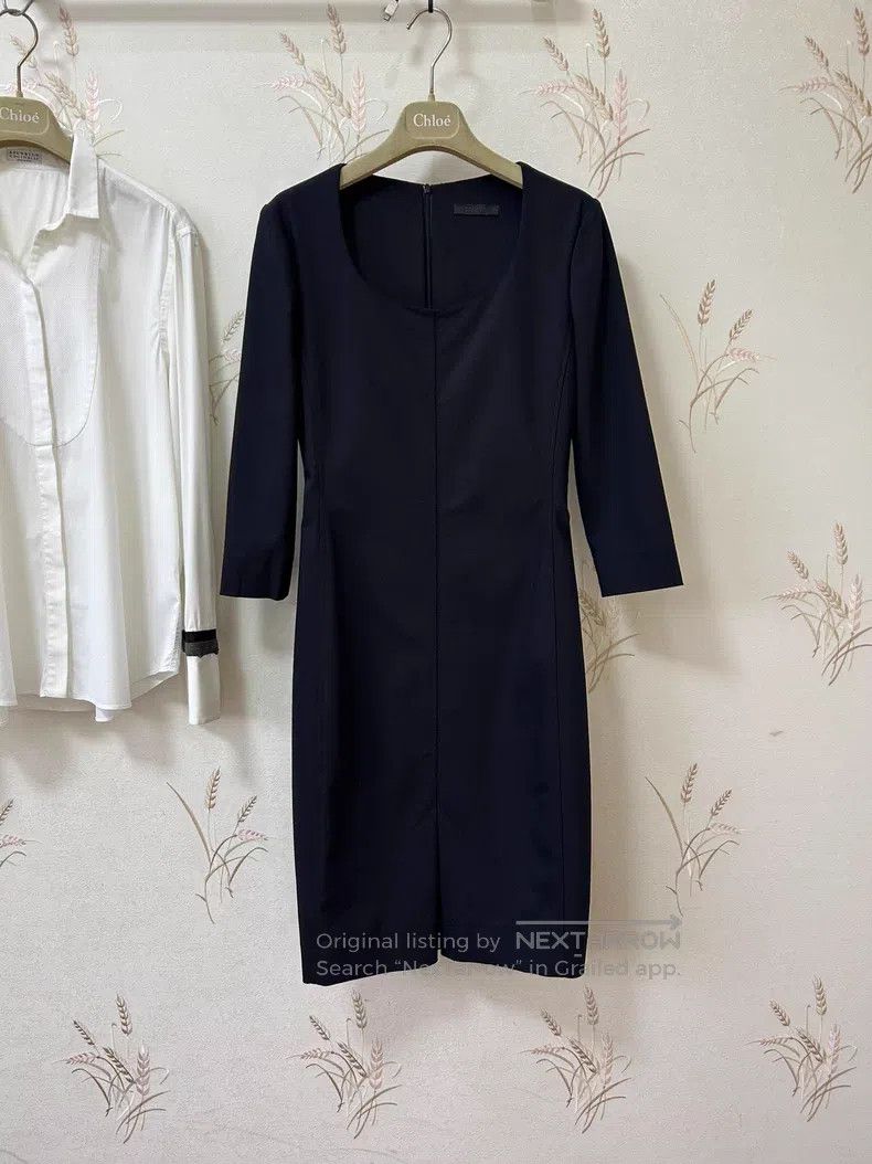 The Row The Row Dark blue dress Size S / US 4 / IT 40 - 2 Thumbnail