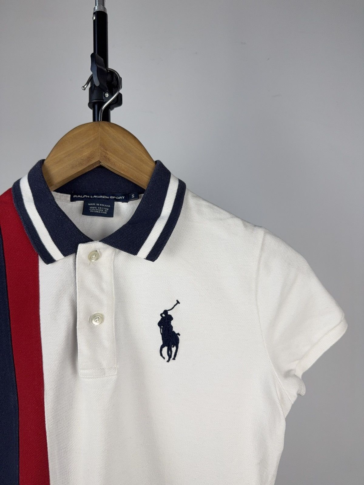 Polo Ralph Lauren Vintage 90s Polo Ralph Lauren Big Pony 3 USA Retro Polos Size S / US 4 / IT 40 - 2 Thumbnail