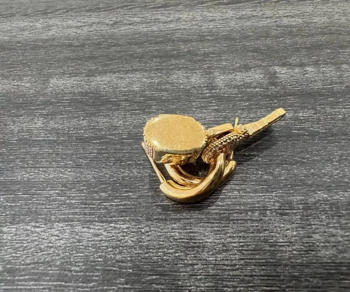 Louis Vuitton Louis Vuitton Gold Lock Key Earrings. Size ONE SIZE - 2 Thumbnail