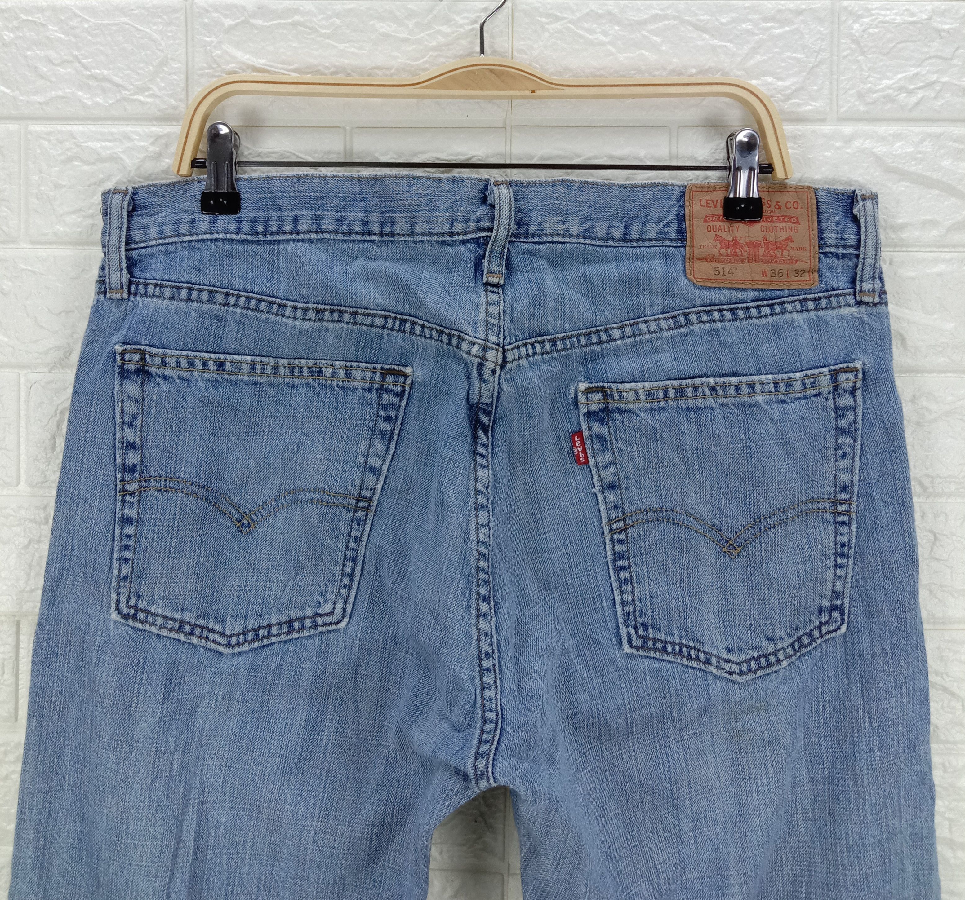 Levi's Vintage Levi's 514 Jeans Blue Wash Denim Size US 36 / EU 52 - 6 Thumbnail