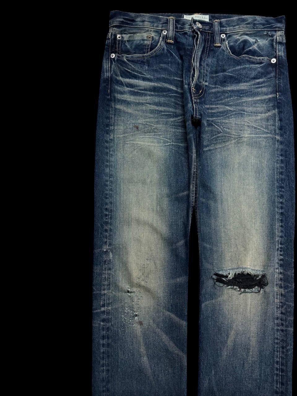Spellbound INSANE 90s Spellbound Rusty Mudwash Distressed Ripped Jeans Size US 29 - 4 Thumbnail