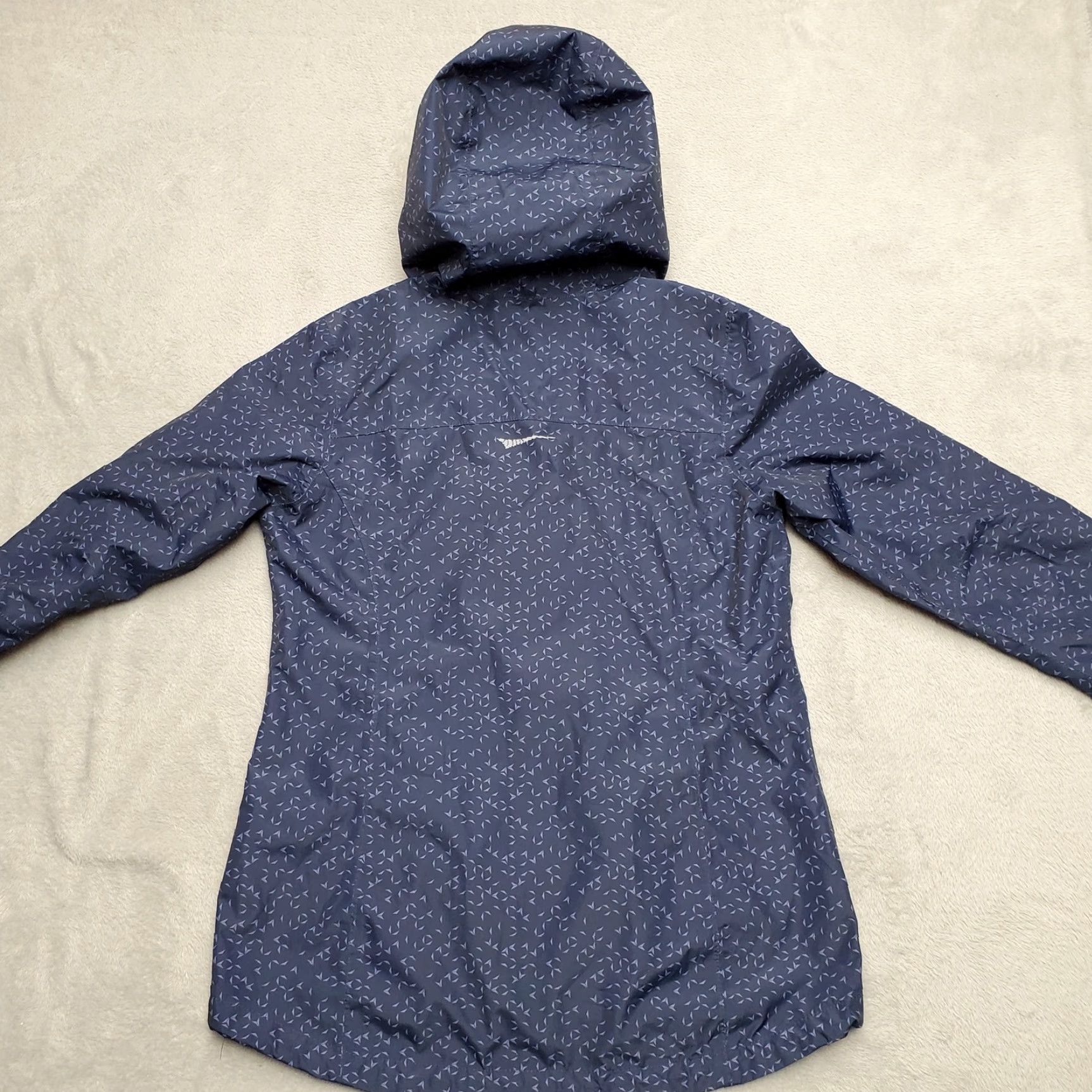 Vintage Paradox Rain Jacket Women S Blue Hooded Zip Pockets Lightweight Polyurethane Waterproof All Seasons Wind-Resistant Size S / US 4 / IT 40 - 7 Thumbnail