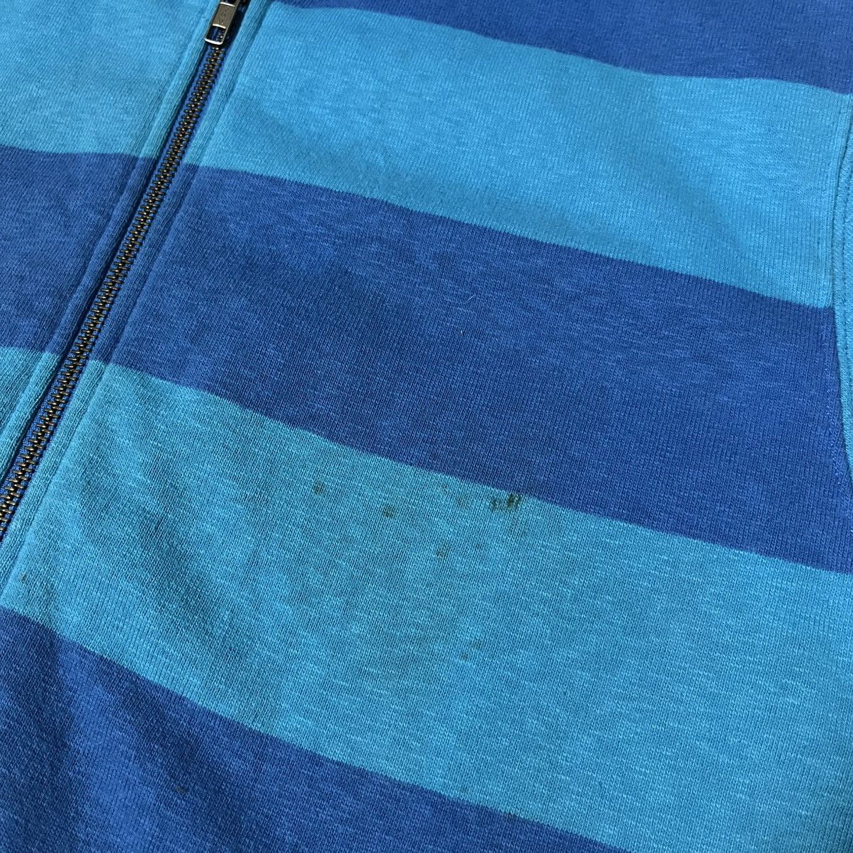 Stussy a26 Stussy Stripe Zipper Hoodie Size US L / EU 52-54 / 3 - 6 Thumbnail
