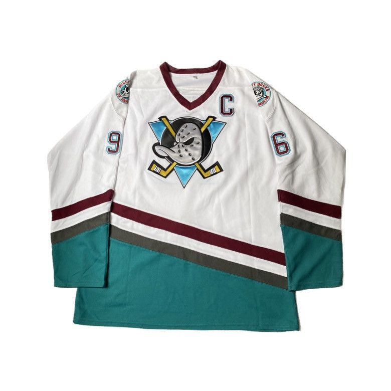 Sweat-shirt Vintage Mighty Ducks Années 90 - Starter - Taille L - Violet