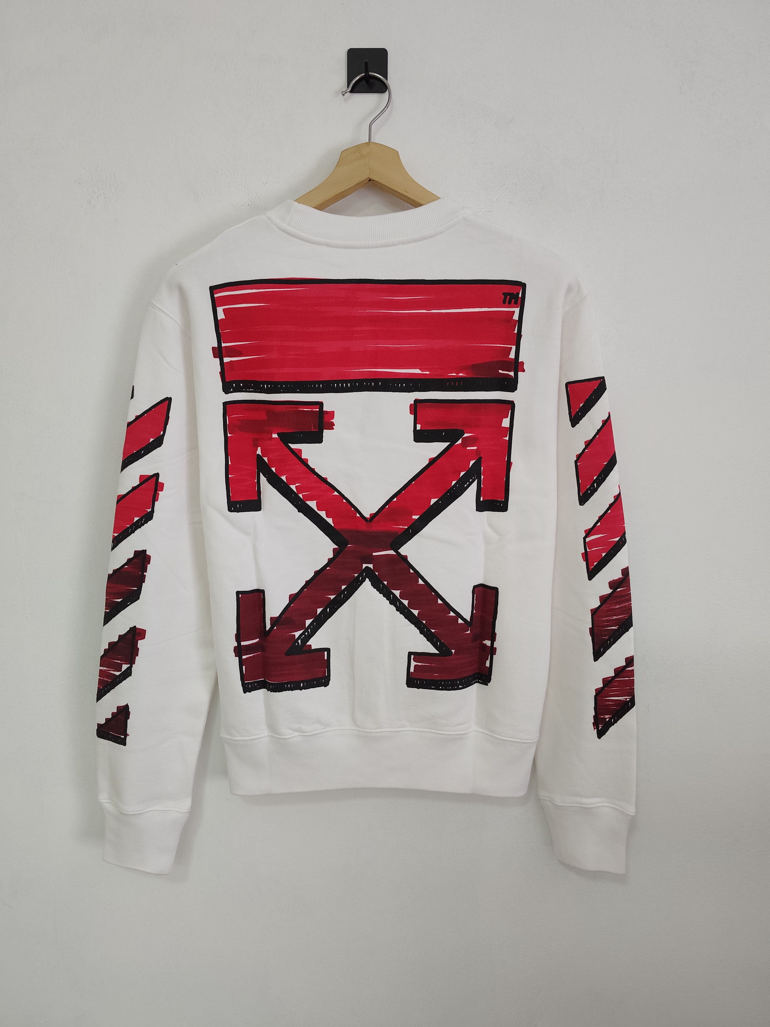 Off-White Off-White "Marker Arrows Crewneck" Size US M / EU 48-50 / 2 - 3 Thumbnail
