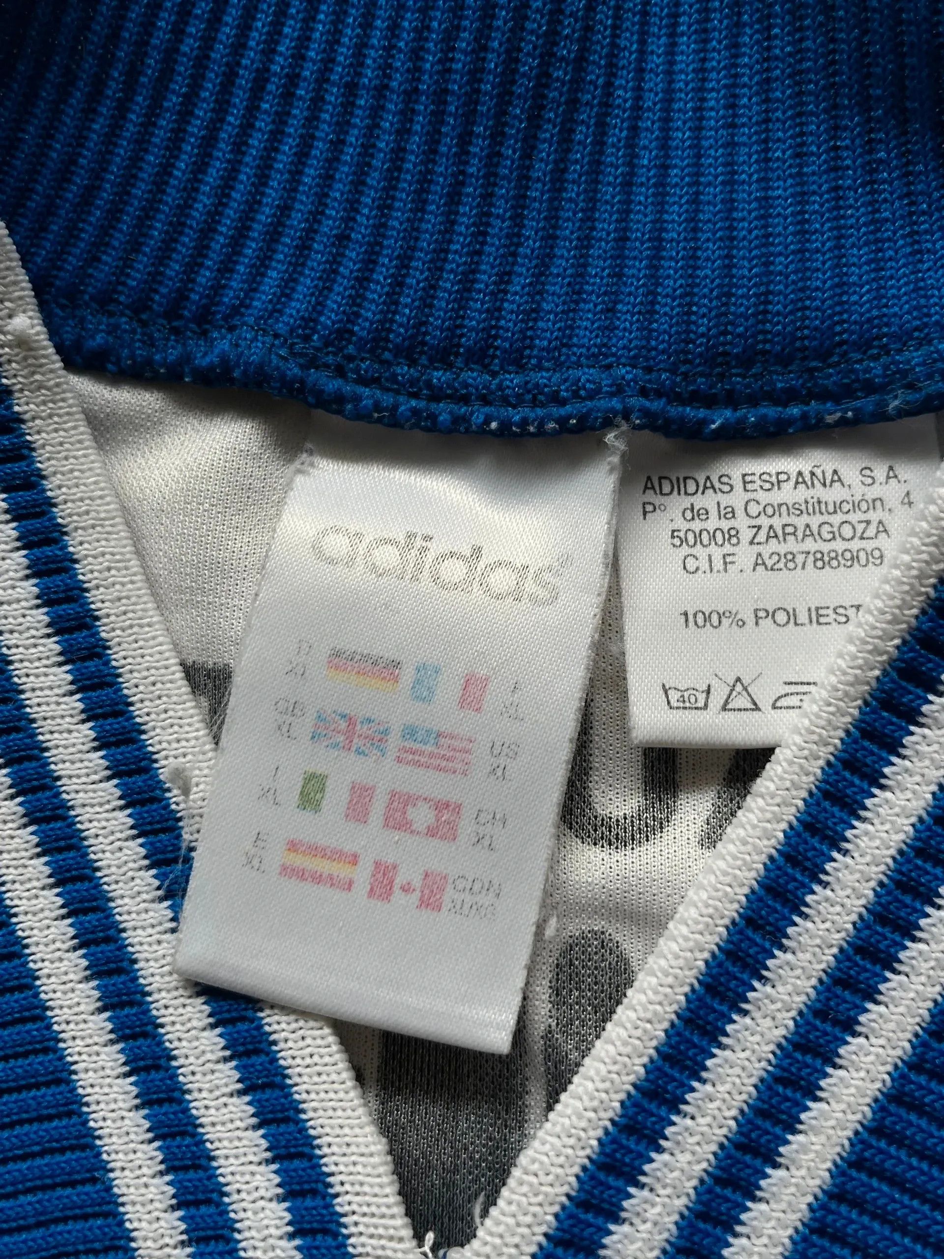 Adidas OG Adidas Vintage 1990s Football Soccer Jersey Sz XL Size US XL / EU 56 / 4 - 9 Thumbnail