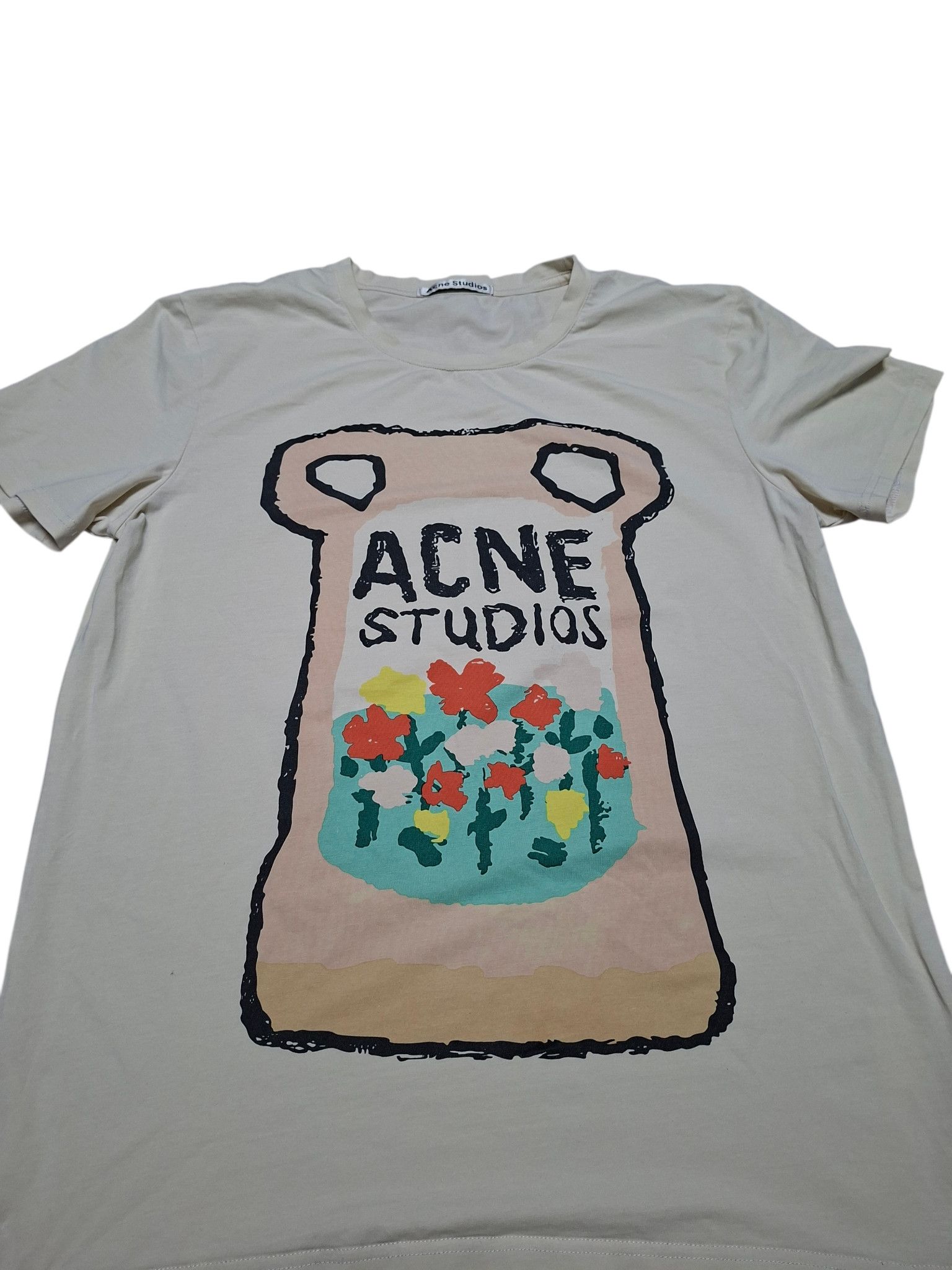 Acne Studios ACNE STUDIOS BIG LOGO LUXURY TEE Size US XL / EU 56 / 4 - 2 Thumbnail