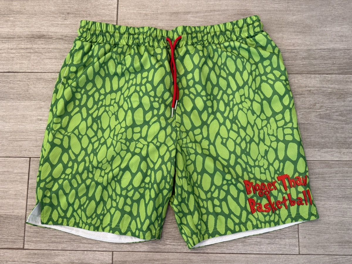 Other Men's Bigger Than Basketball Grinch Mesh Shorts Green Sz XL Size US 36 / EU 52 - 1 Thumbnail