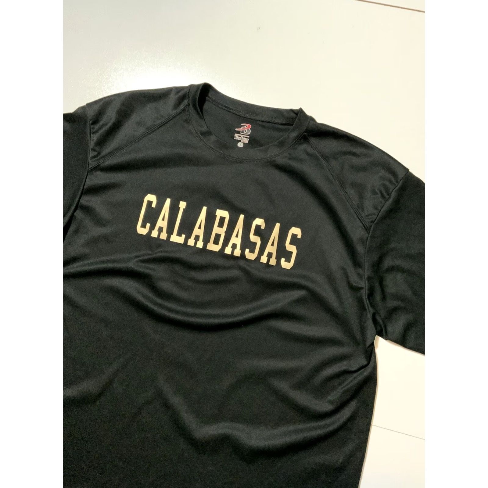Vintage VINTAGE Badger Calabasas Black Gold #8 Athletic Short Sleeve Jersey Sz. L Men Soccer Jersey Short Sleeve Mens L Black Gold Sports Jersey Size US L / EU 52-54 / 3 - 3 Thumbnail