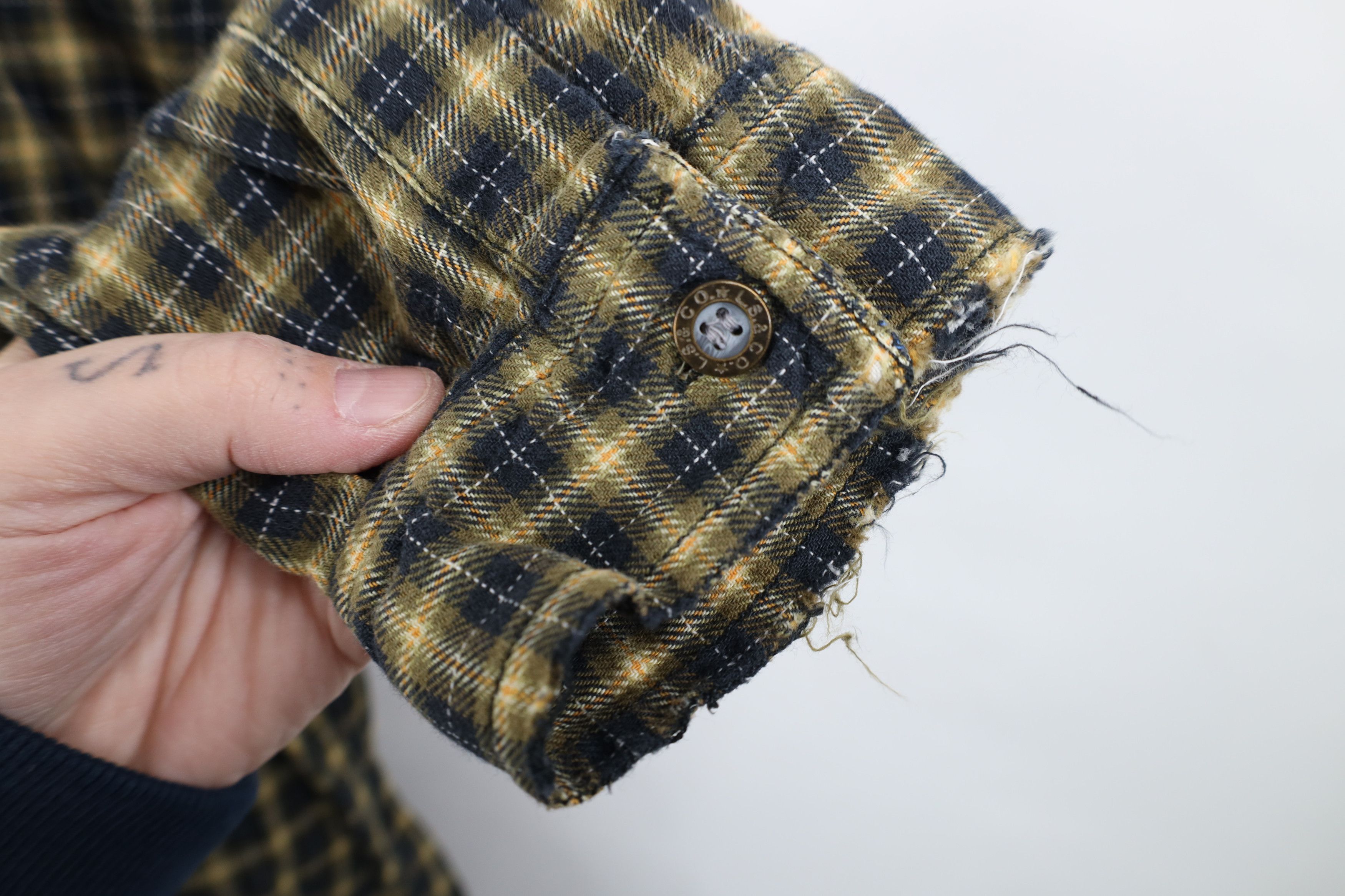 Levi's Vintage 90s Levis Baggy Flannel Collared Button Shirt Plaid Size US XL / EU 56 / 4 - 7 Thumbnail