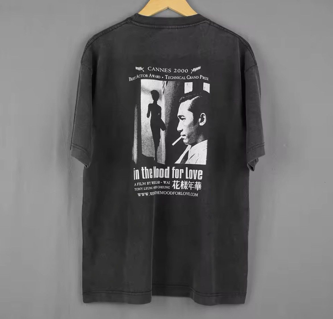 Vintage "In the Mood for Love" Graphics Printed Casual T Shirt Size US L / EU 52-54 / 3 - 2 Thumbnail