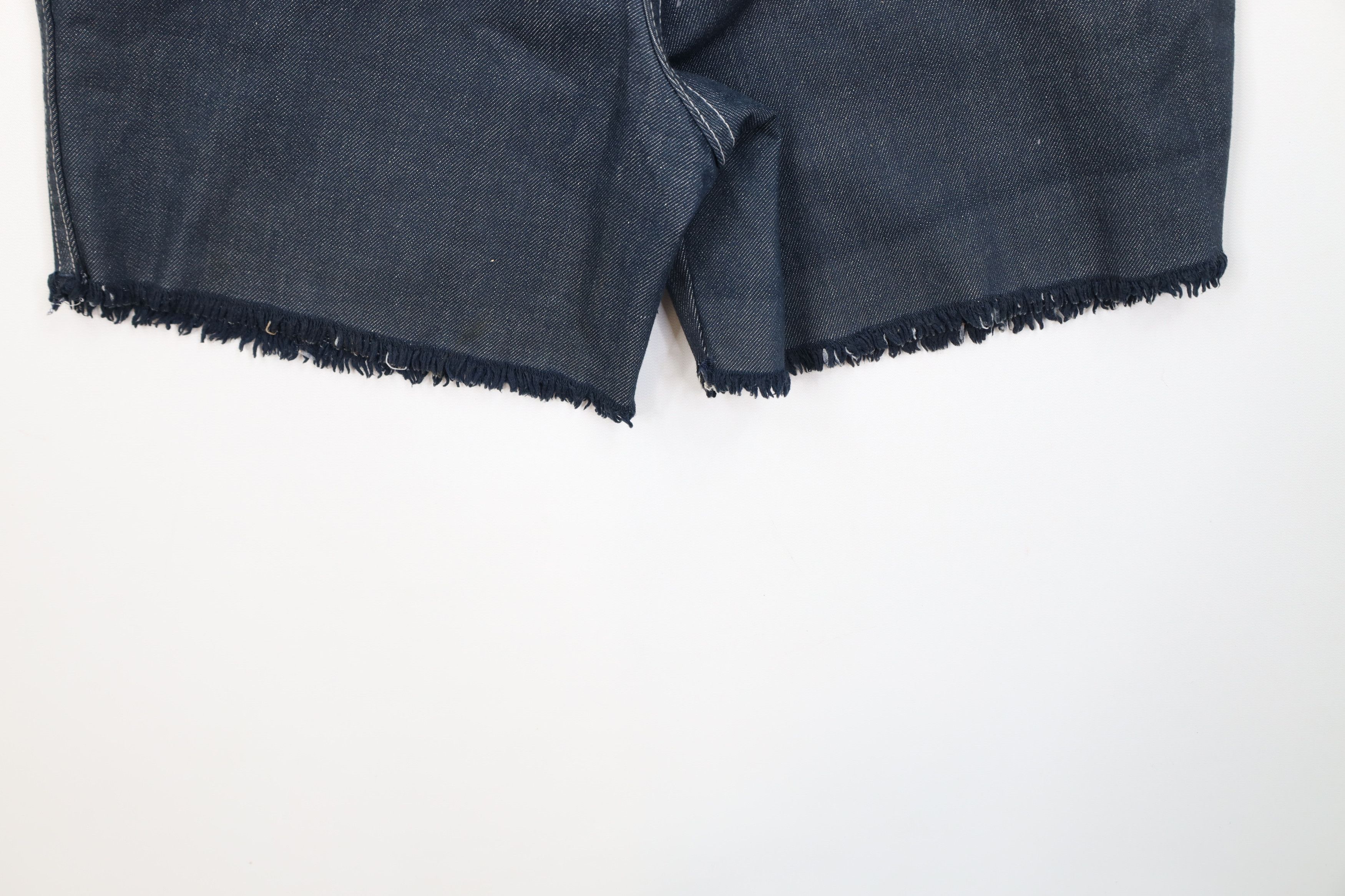 Vintage Vintage 70s Streetwear Frayed Chambray Denim Jean Shorts USA Size US 30 / EU 46 - 11 Thumbnail