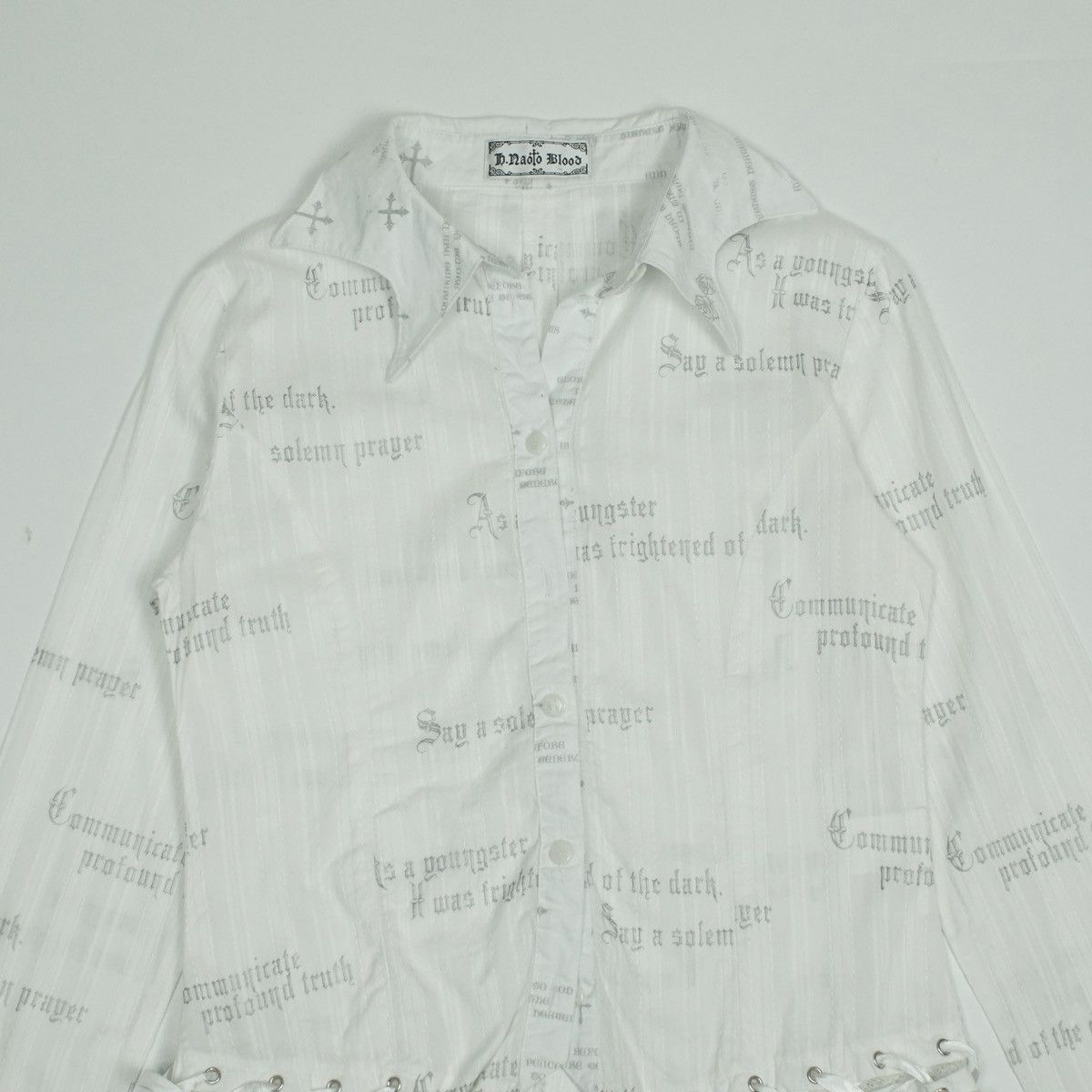 naoto seven blood pattern shirt
