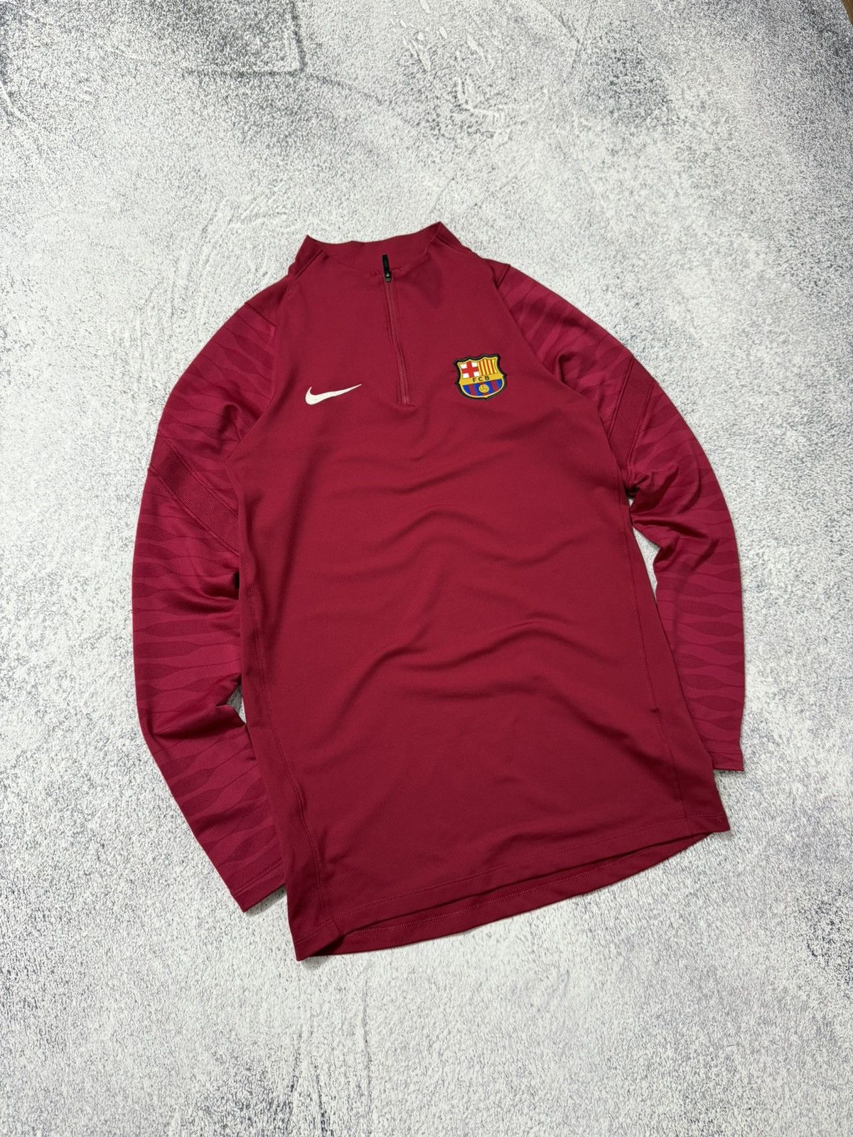 Nike Nike FC Barcelona Training Long Sleeve Soccer Jersey Size US S / EU 44-46 / 1 - 2 Thumbnail