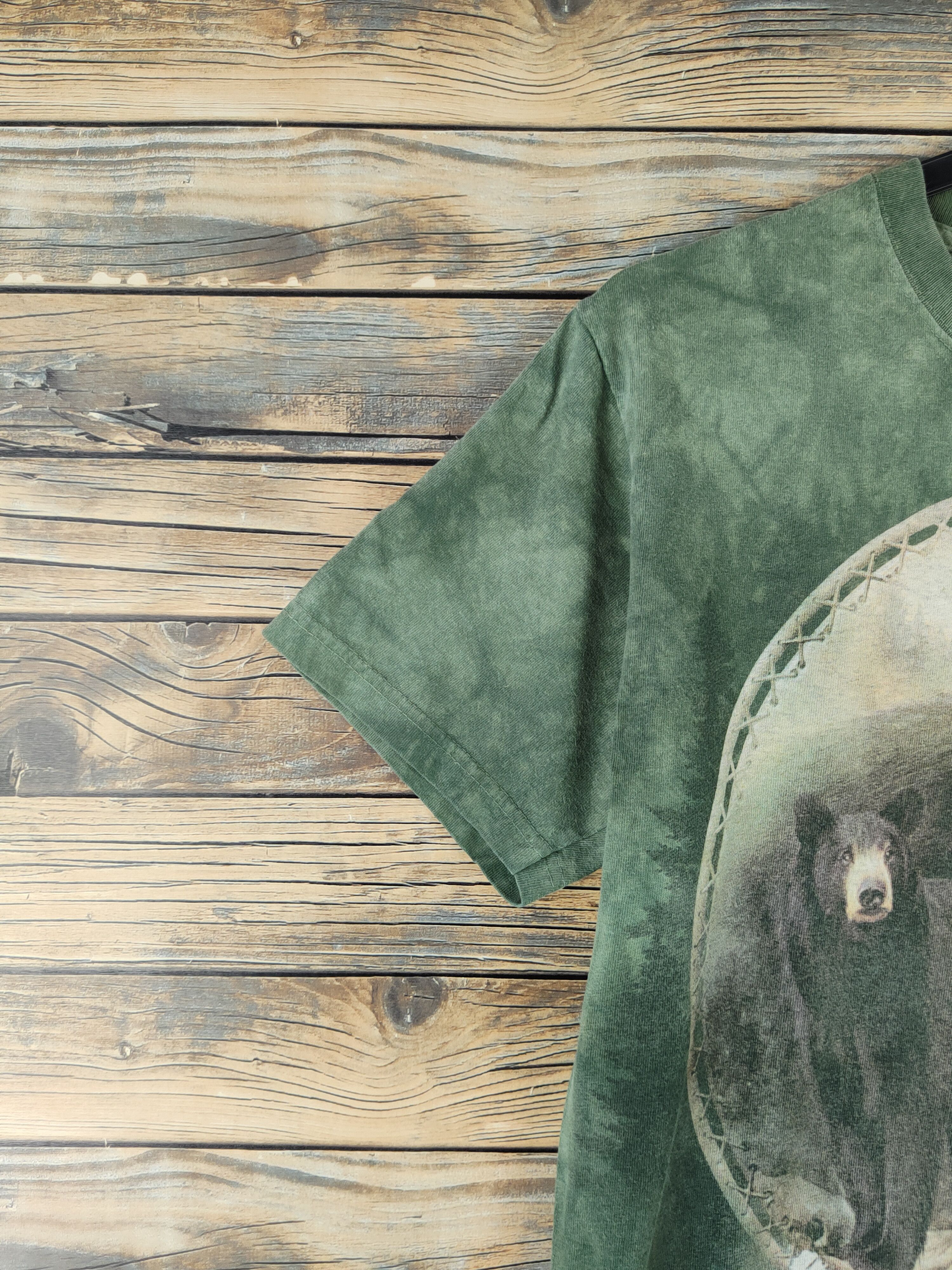 The Mountain DL The Mountain Green Faded Short Sleeve T-shirt #1036 Size US S / EU 44-46 / 1 - 5 Thumbnail