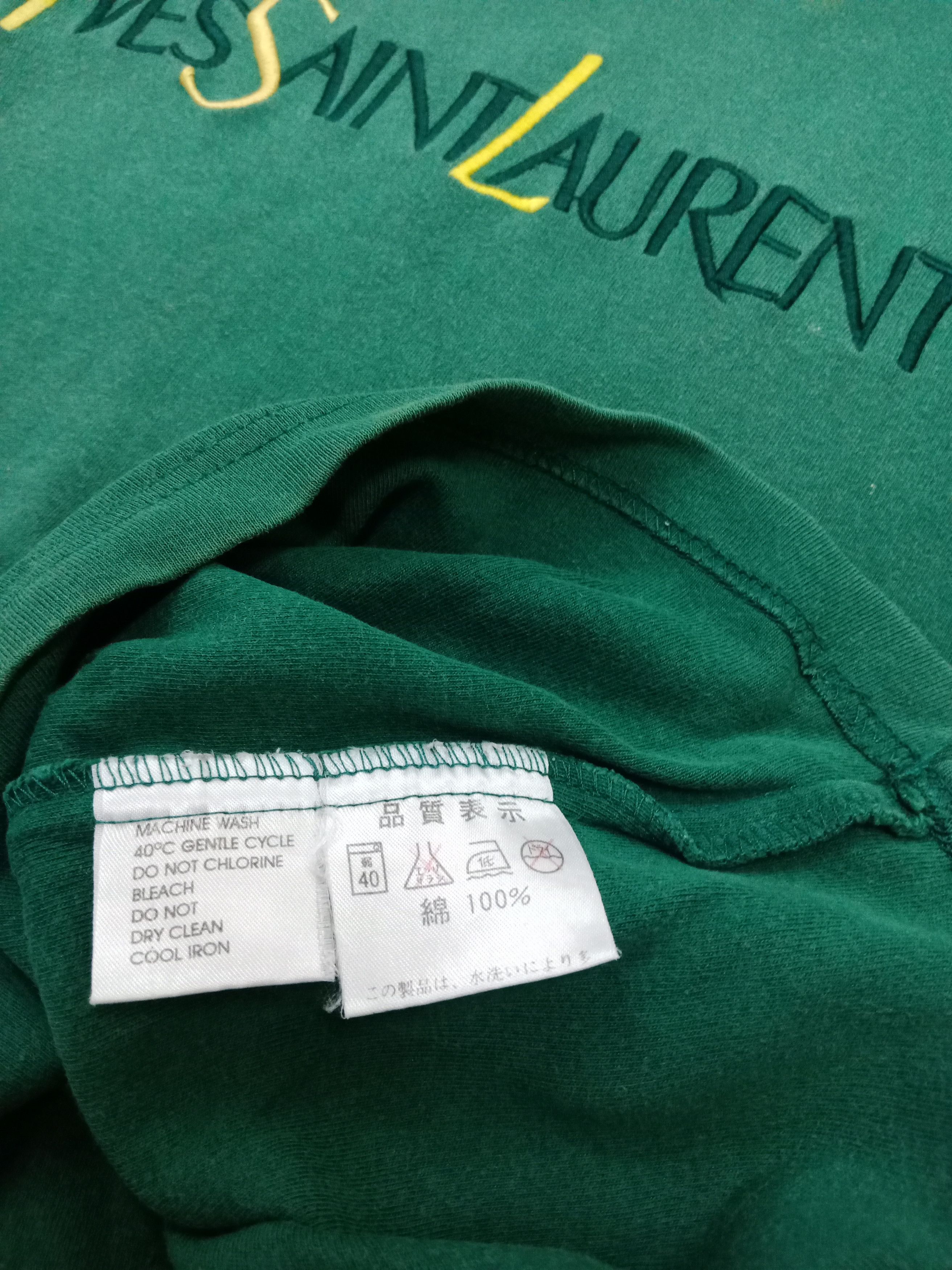 Yves Saint Laurent Yves Saint Laurent Spell Out Embroid #C Size US L / EU 52-54 / 3 - 8 Thumbnail