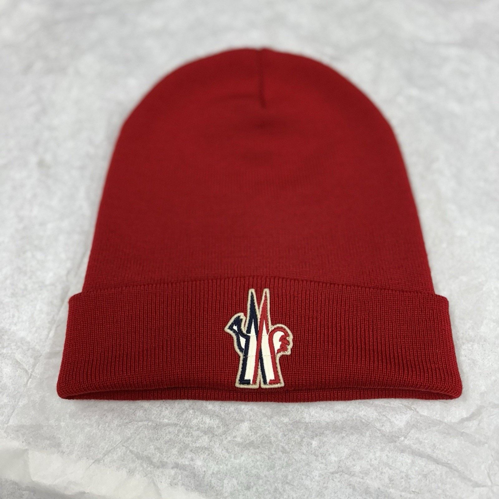 Moncler Grenoble Moncler Grenoble Wool Beanie ' Red ' | NEW! Size ONE SIZE - 1 Thumbnail