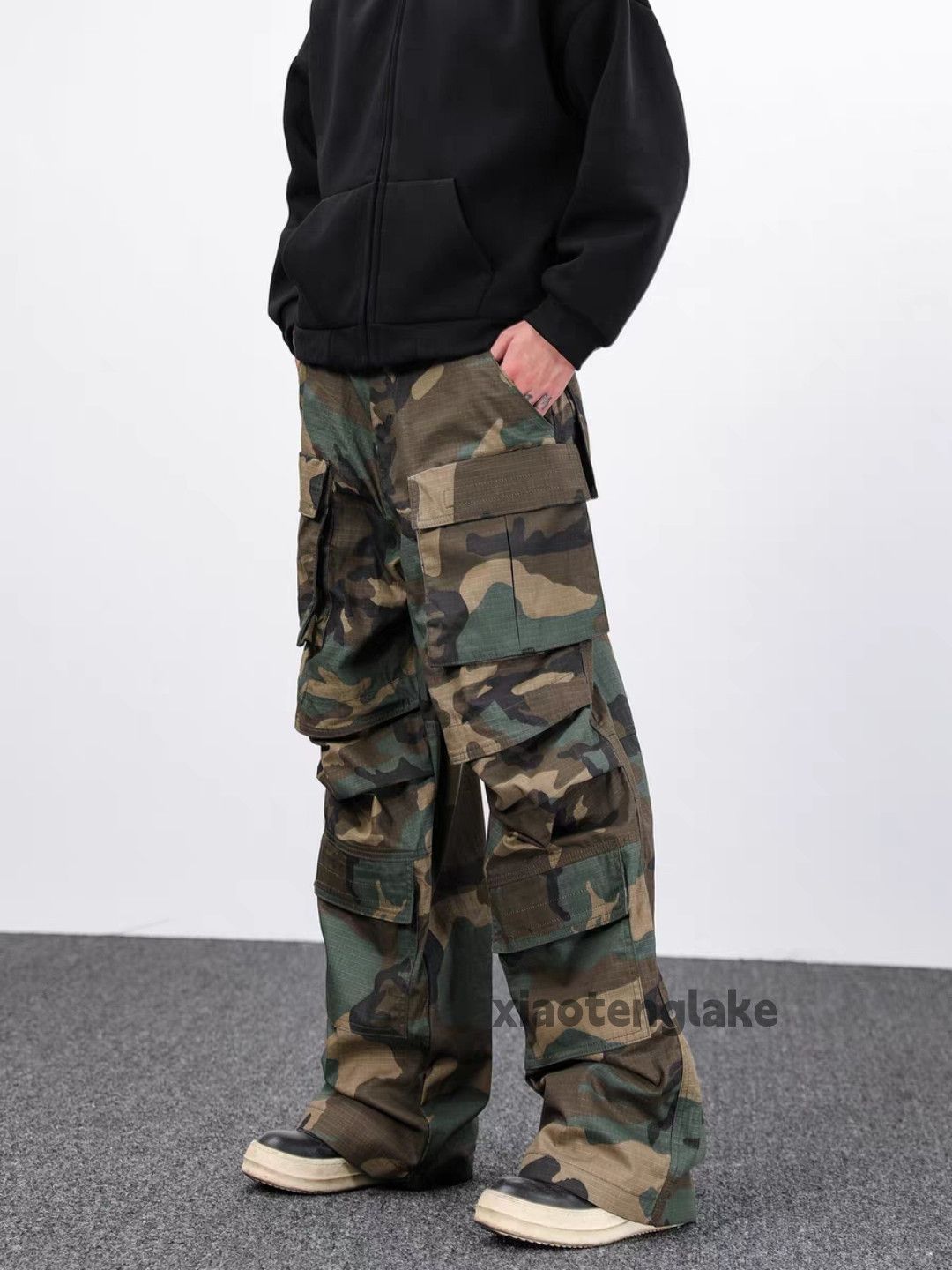 Vintage ltx Balenciaga rickowens style military outdoor cargo pants Size US 30 / EU 46 - 3 Thumbnail